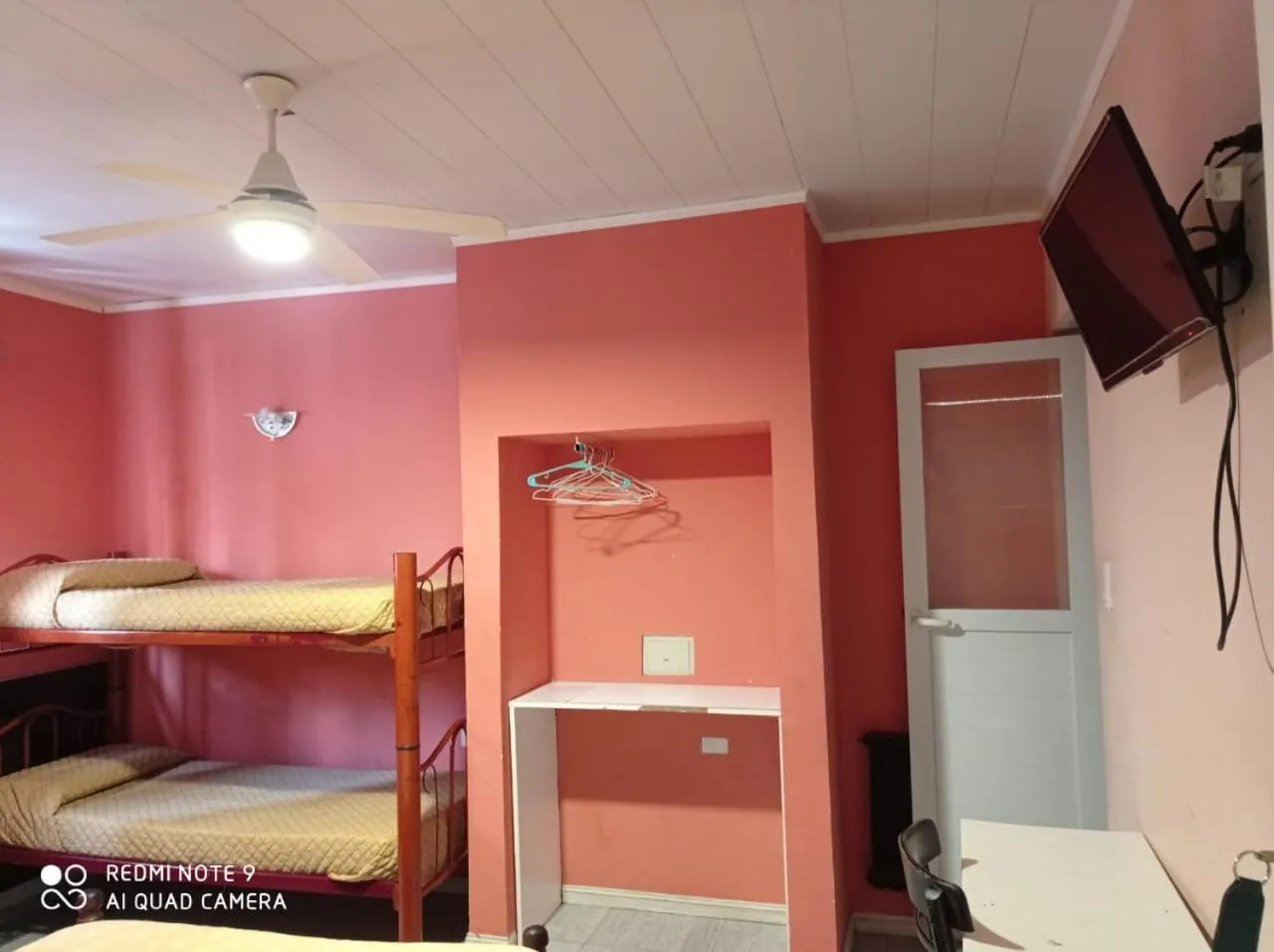 Bathroom, Bed in Hotel Atlantic