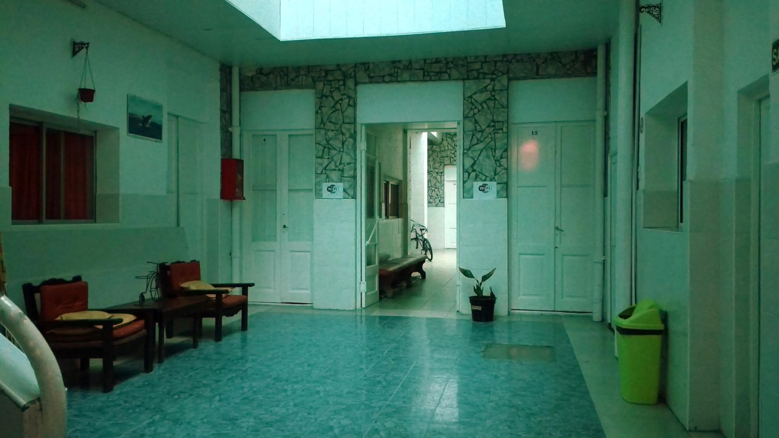 Decorative detail in Hotel Atlantic