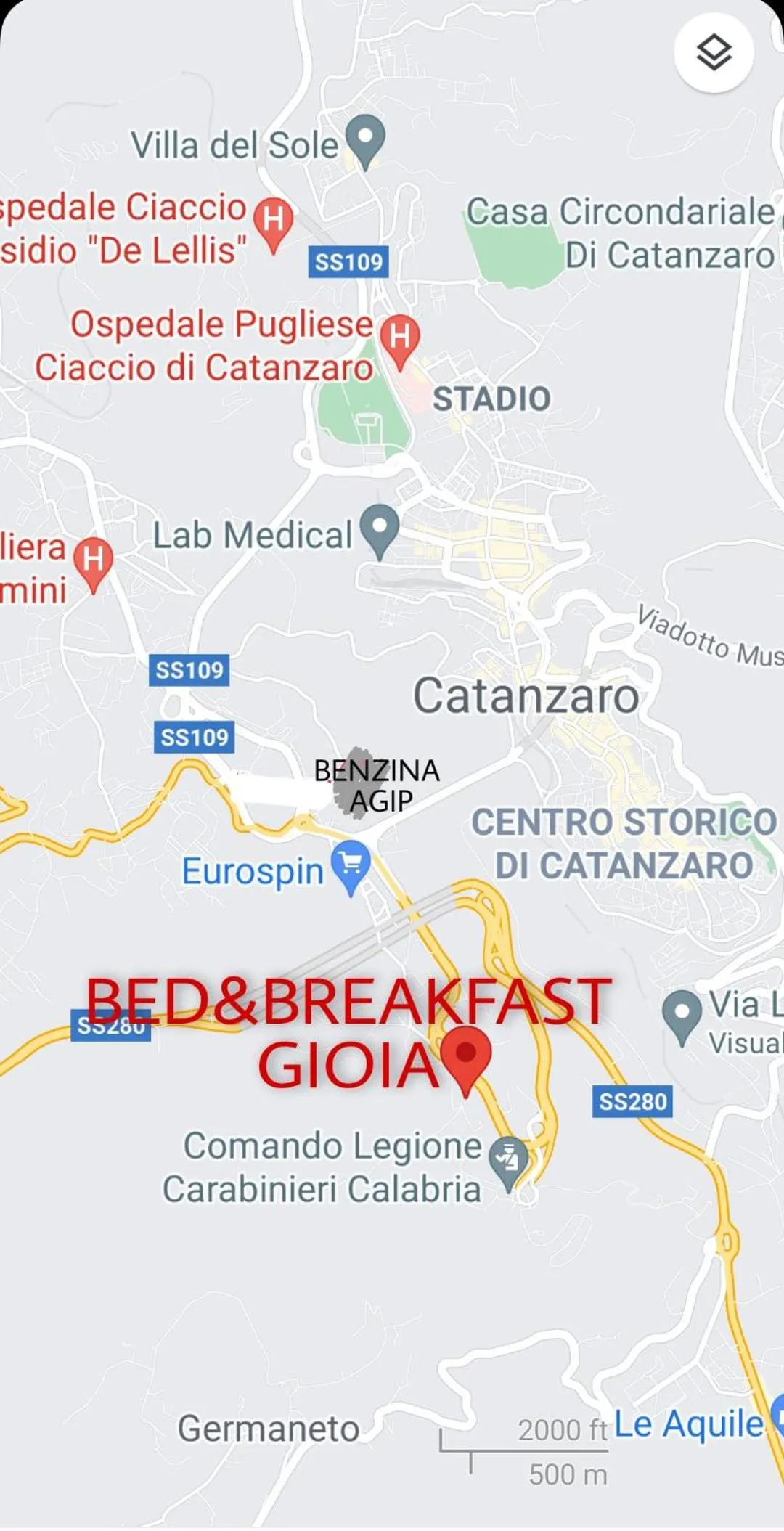 Restaurant/places to eat in B&B GIOIA