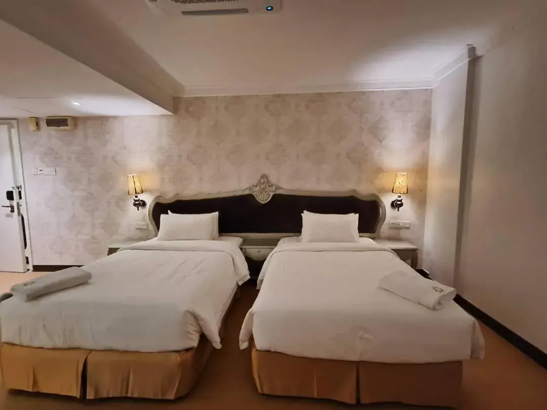 Bed in RC Hotel Melaka Bed in RC Hotel Melaka