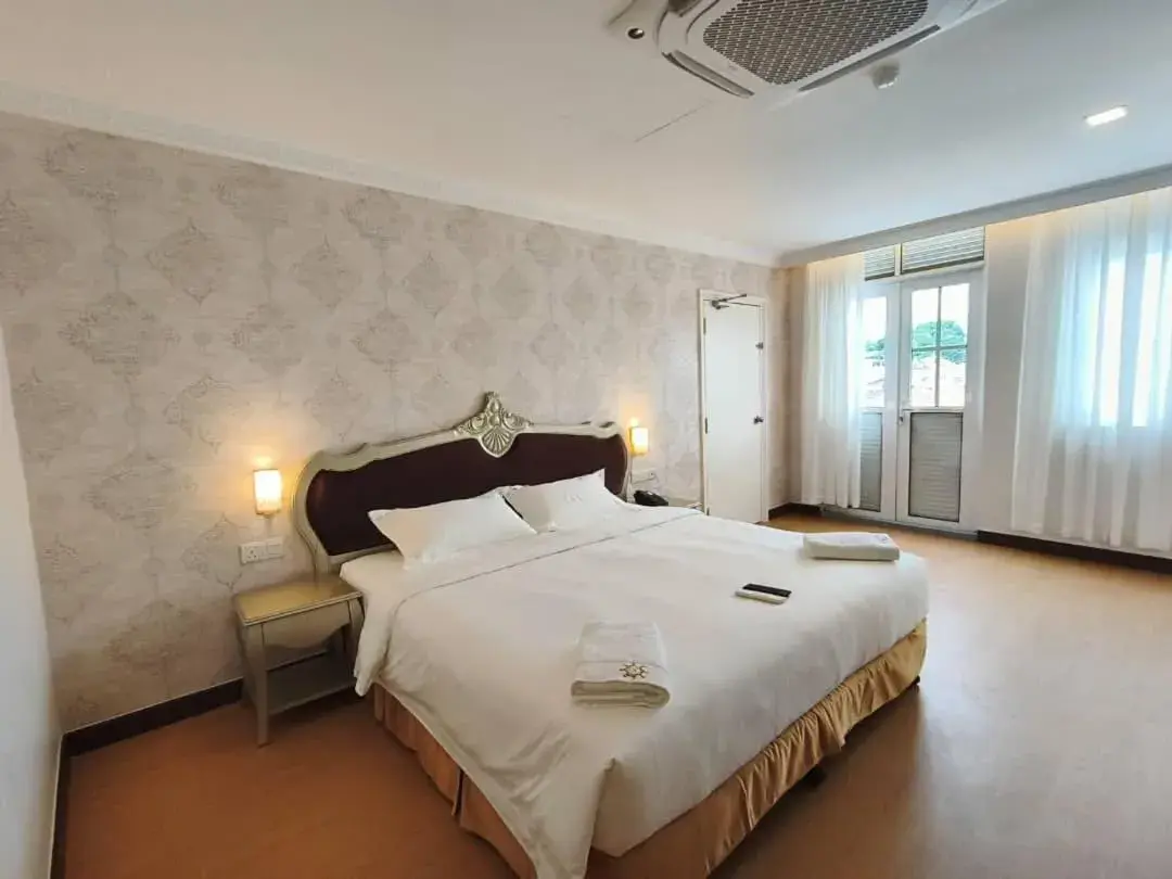 Bed in RC Hotel Melaka Bed in RC Hotel Melaka