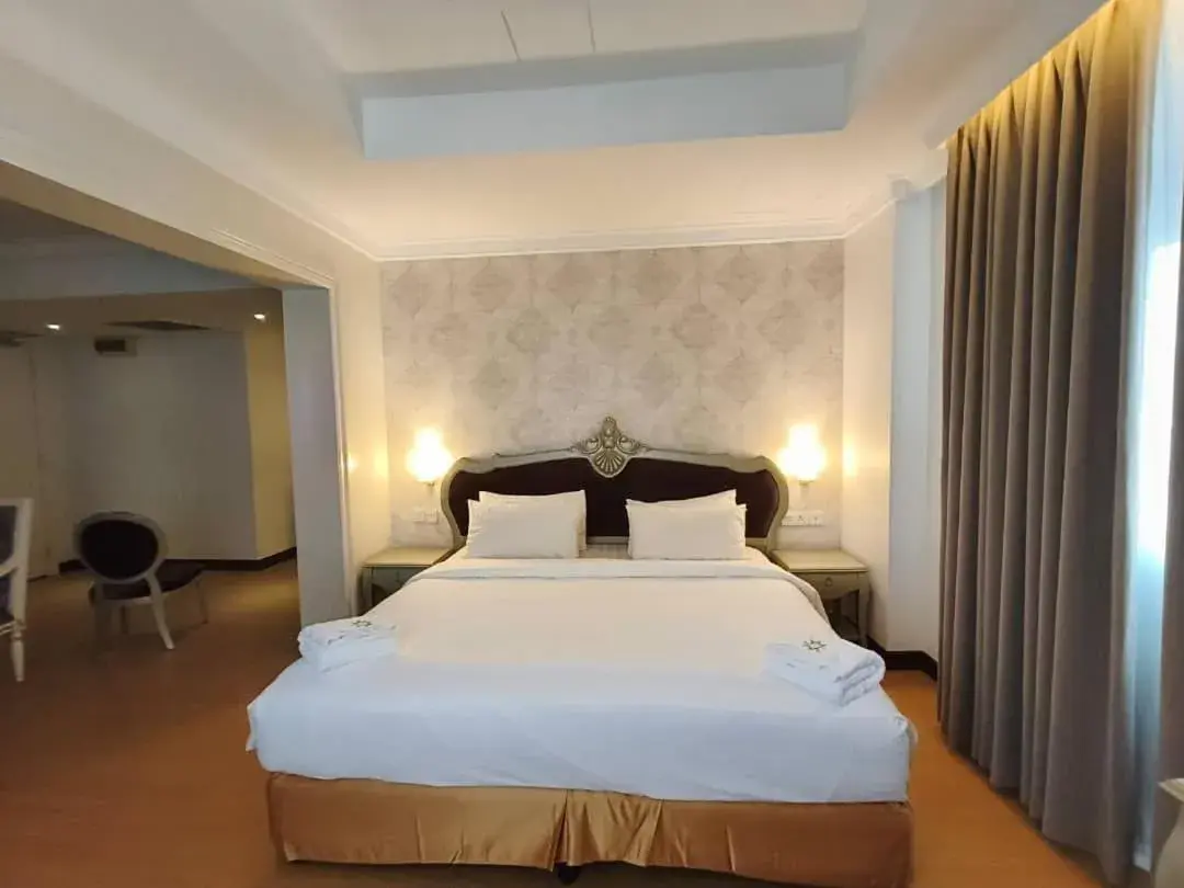 Bed in RC Hotel Melaka Bed in RC Hotel Melaka