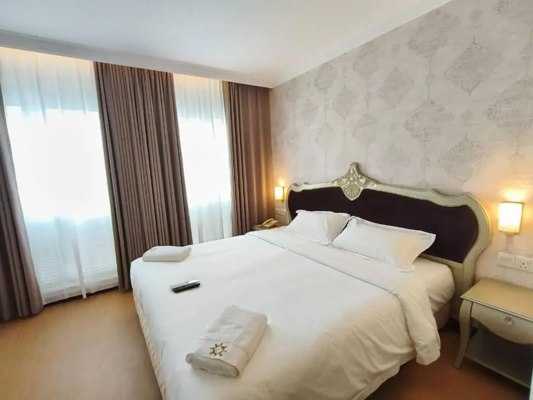 Bed in RC Hotel Melaka Bed in RC Hotel Melaka