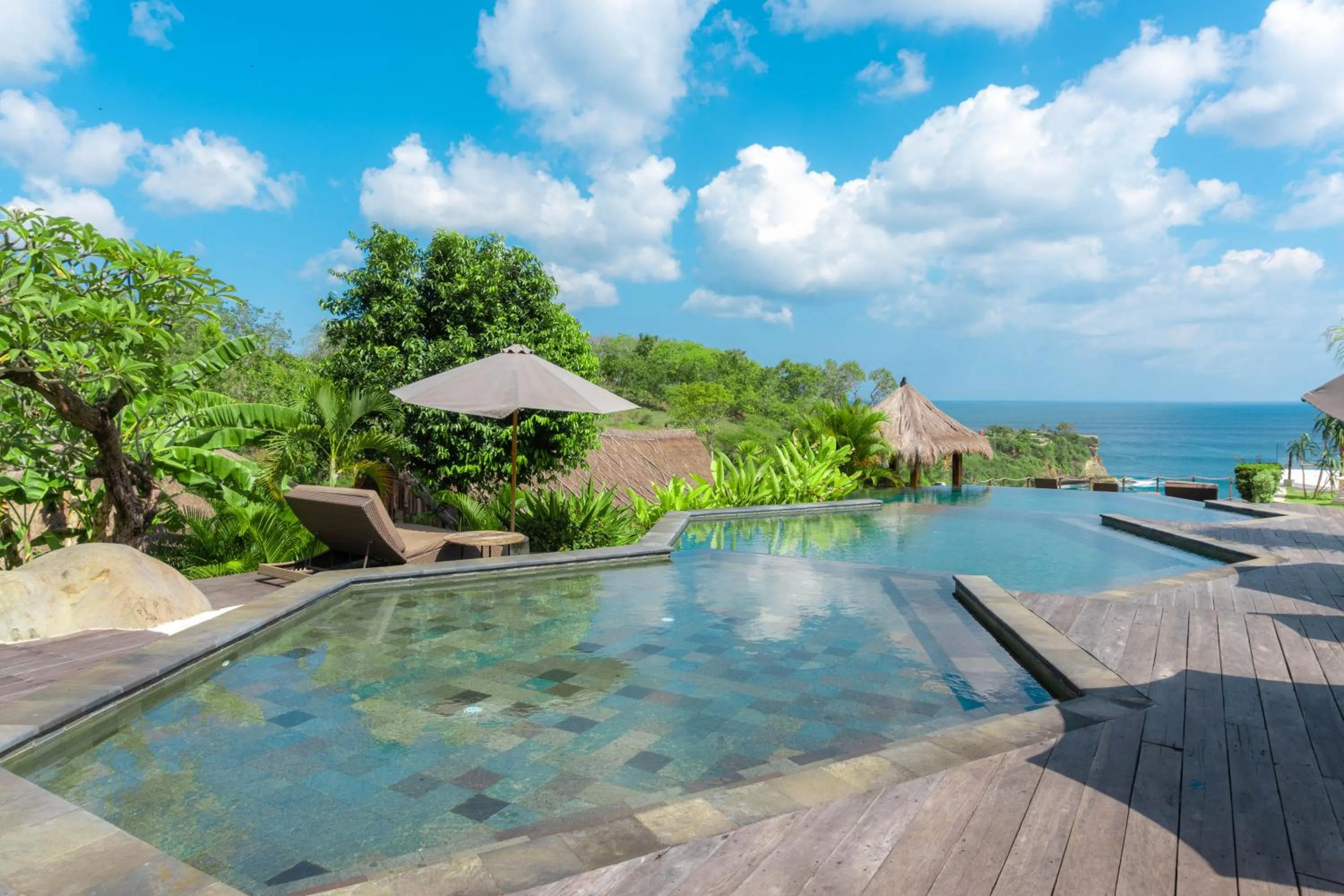 Swimming pool in Biu Biu Resort Bali