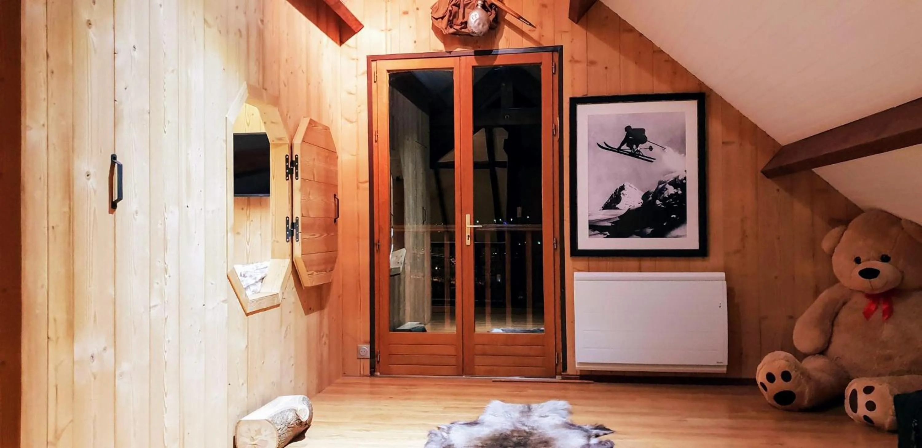 Bedroom in La Bergerie de Louvie