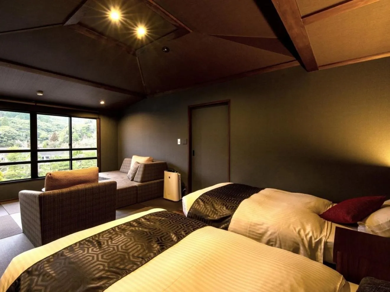 Bed in Unzen Fukudaya