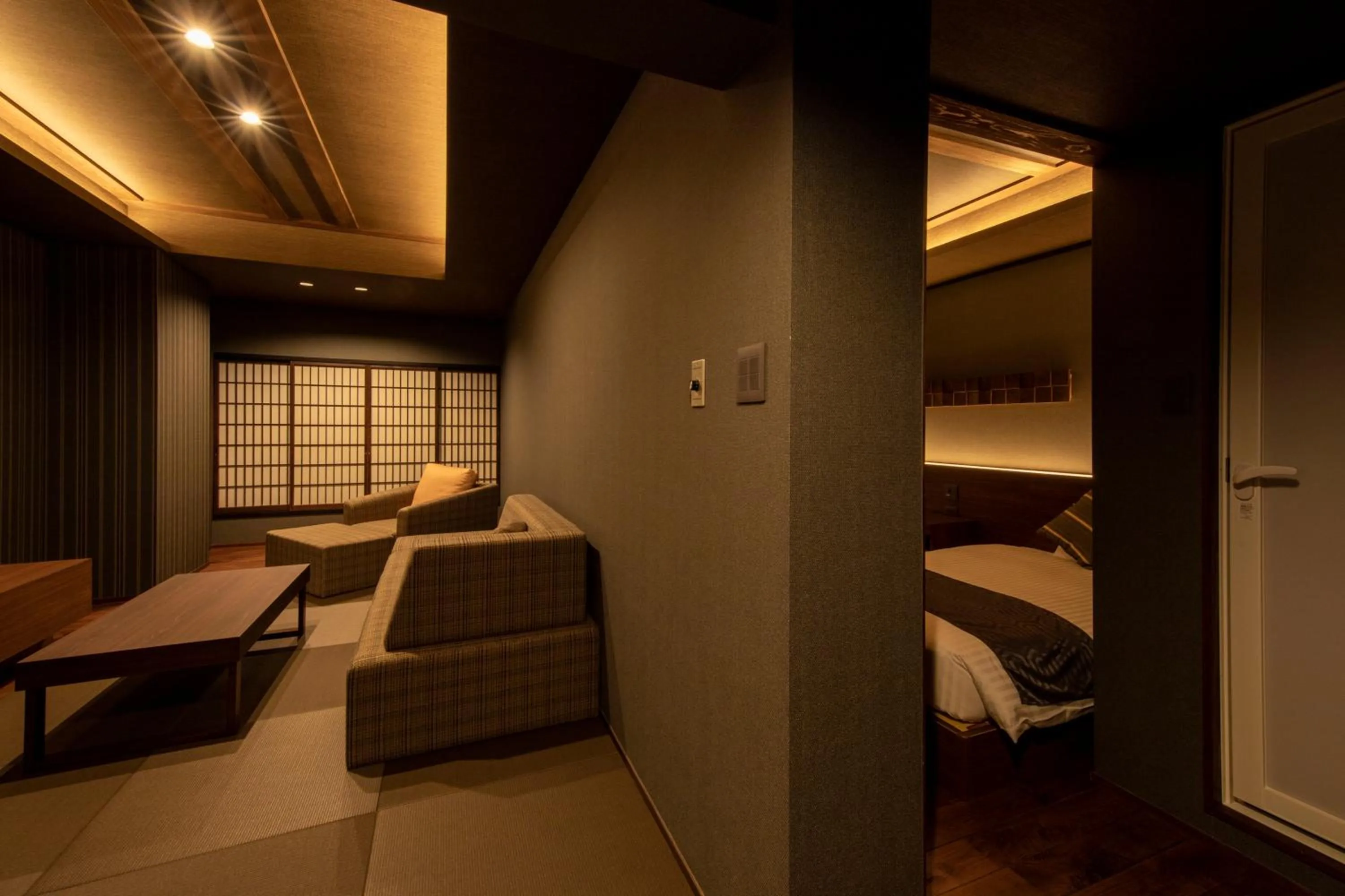Bed in Unzen Fukudaya