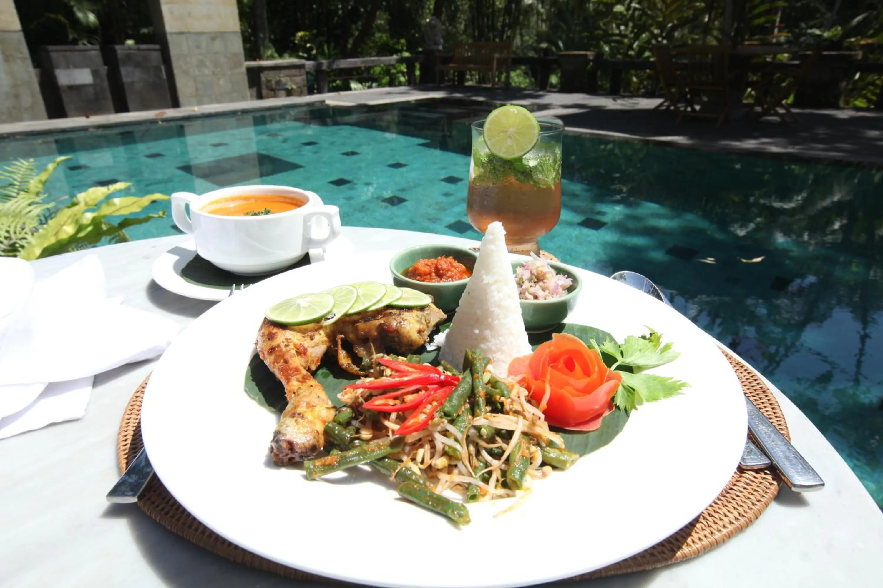 Food close-up in Villa Beji Indah