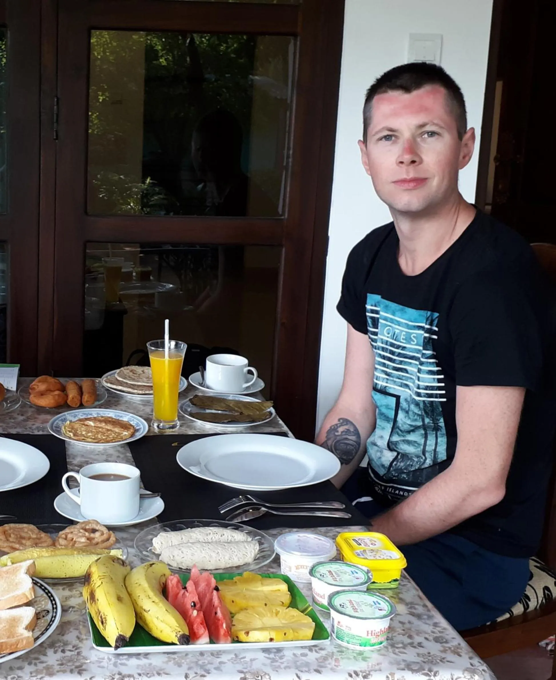Breakfast in Sigiri Hibiscus Villa