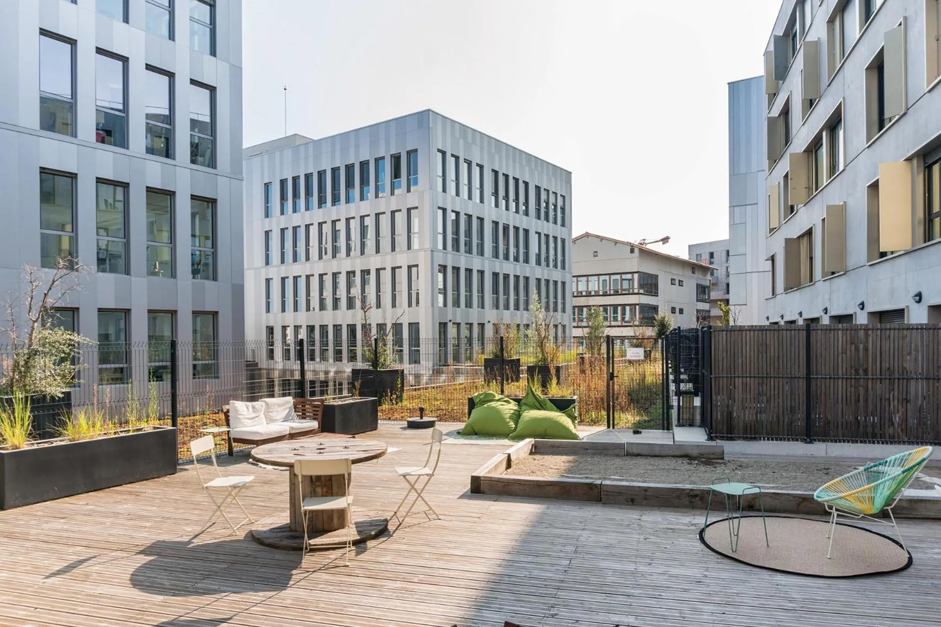 Patio in Student Factory Bordeaux Armagnac