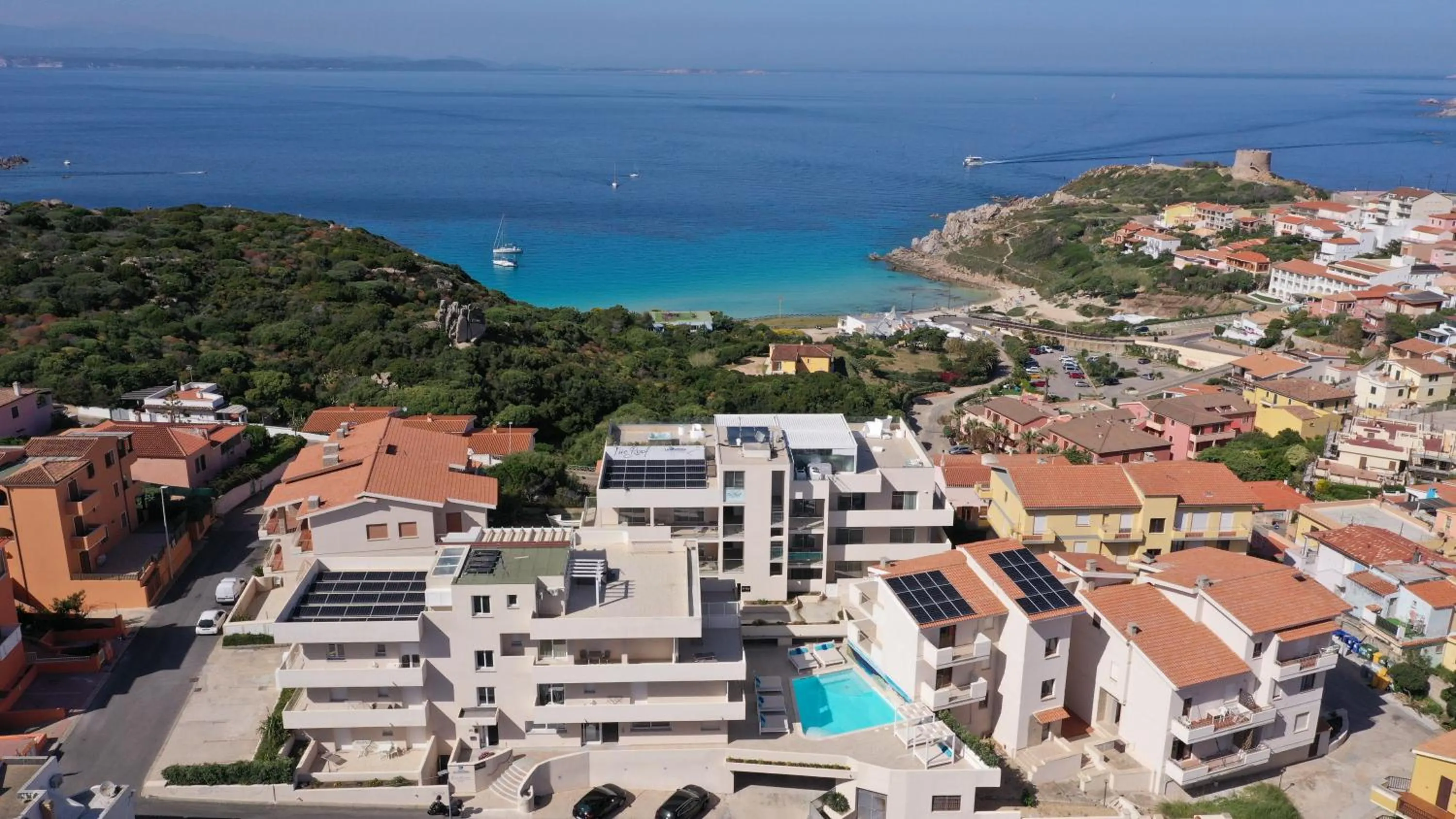 Bird's eye view in La Contessa Pool & Sea View