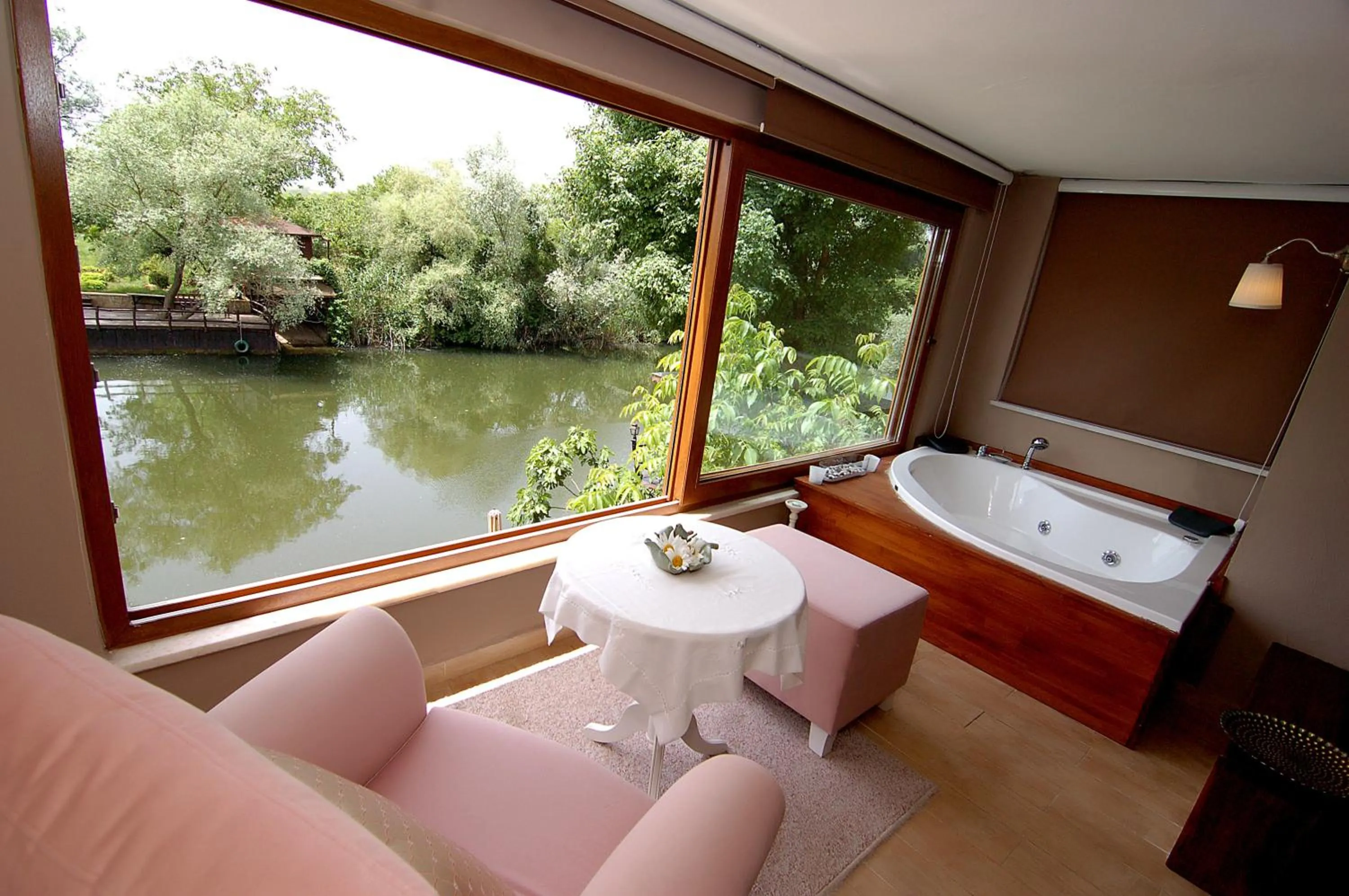 View (from property/room), Bed in Beyaz Ev Agva - Adult only +15