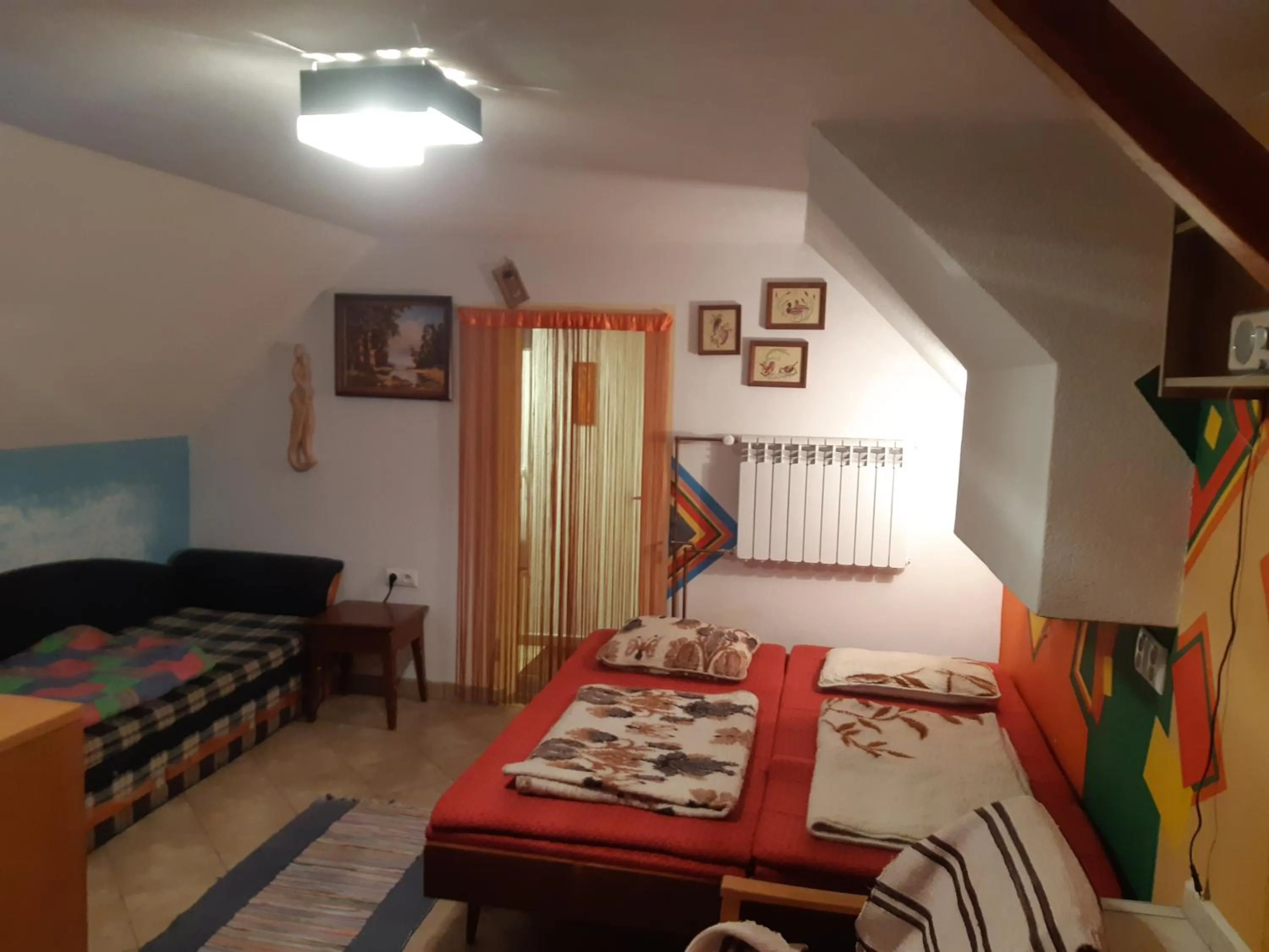 Photo of the whole room in chata Ivka Leštiny