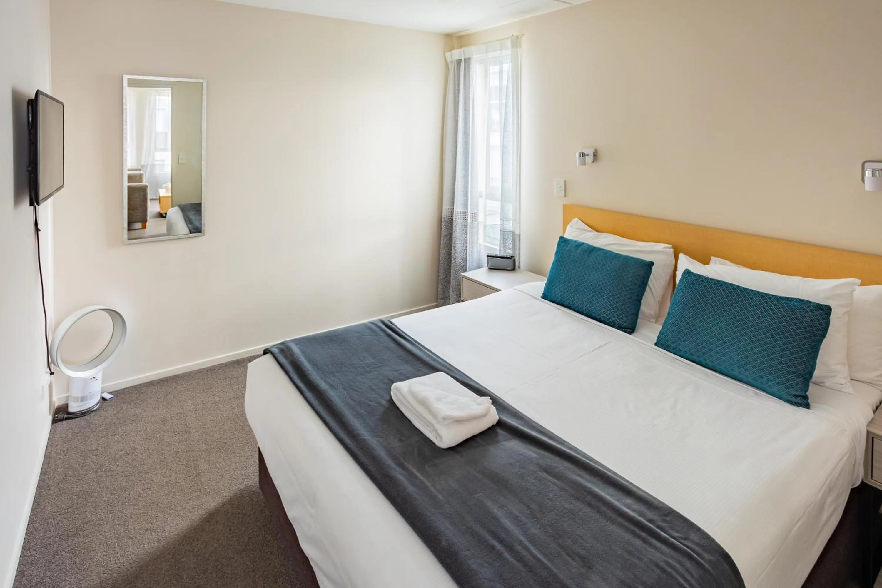 Bedroom, Bed in Quest Cathedral Junction Serviced Apartments