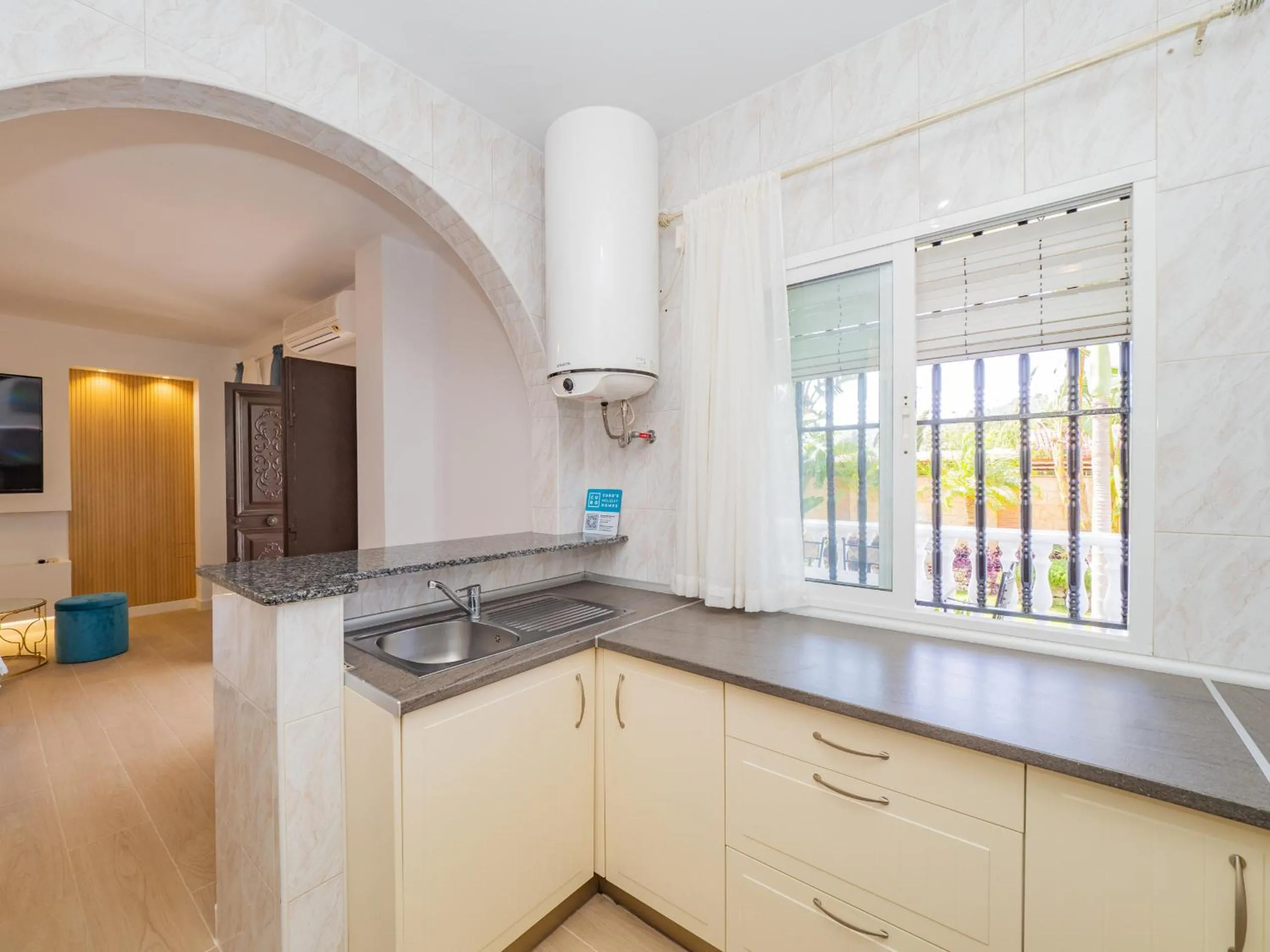 Kitchen or kitchenette in Cubo´s Finca Mis Seis Soles