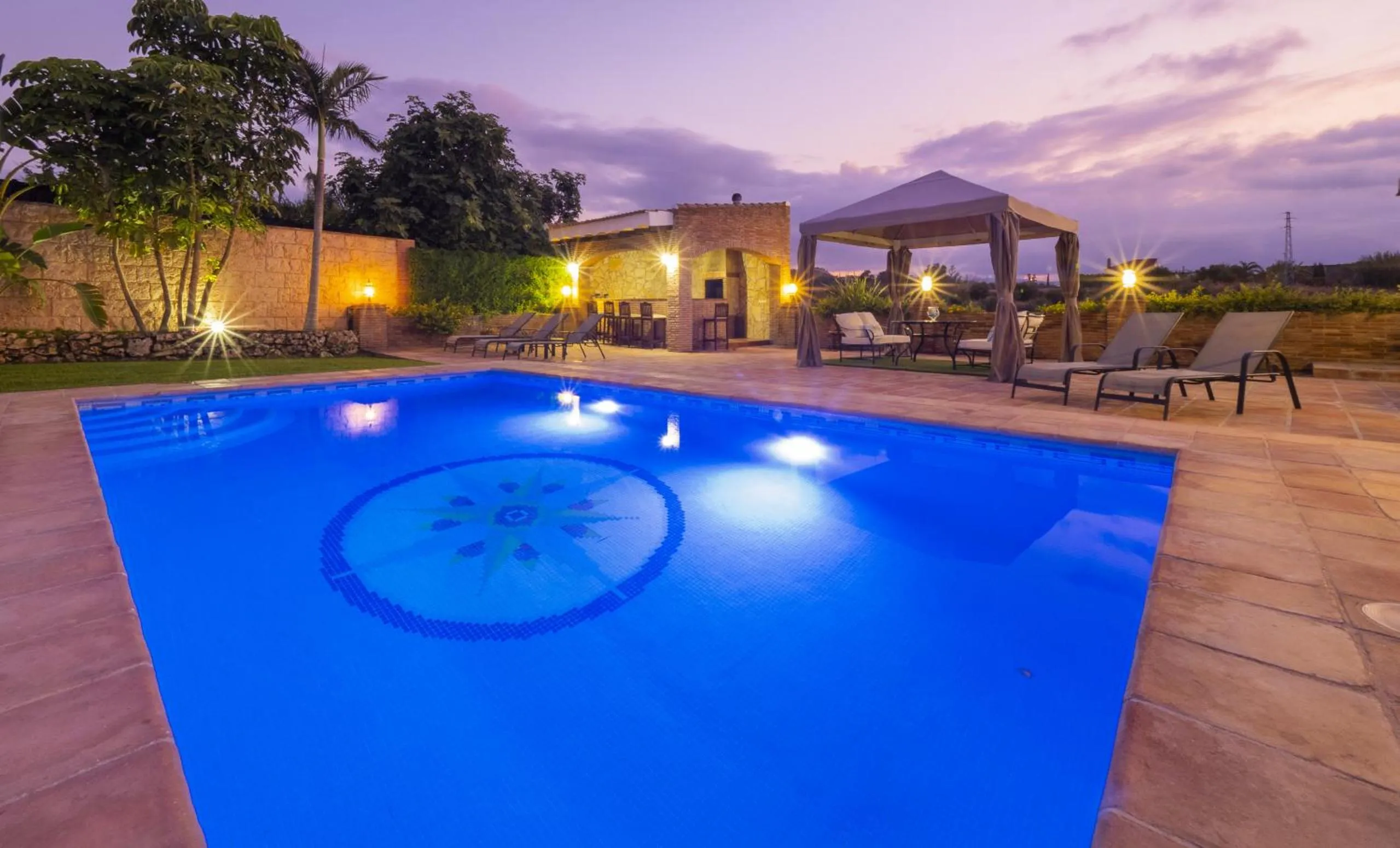Swimming pool in Cubo´s Finca Mis Seis Soles