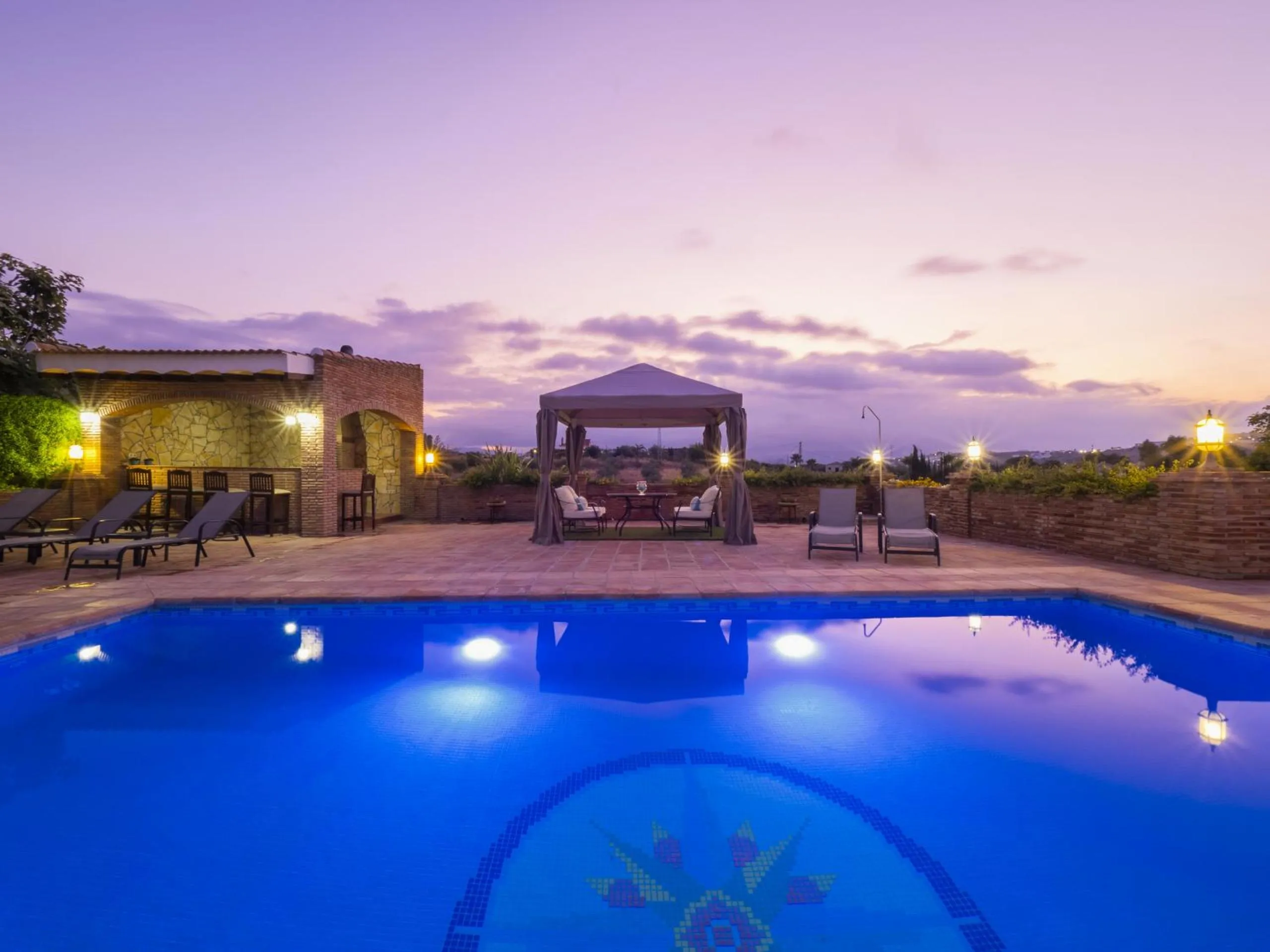 Swimming pool in Cubo´s Finca Mis Seis Soles