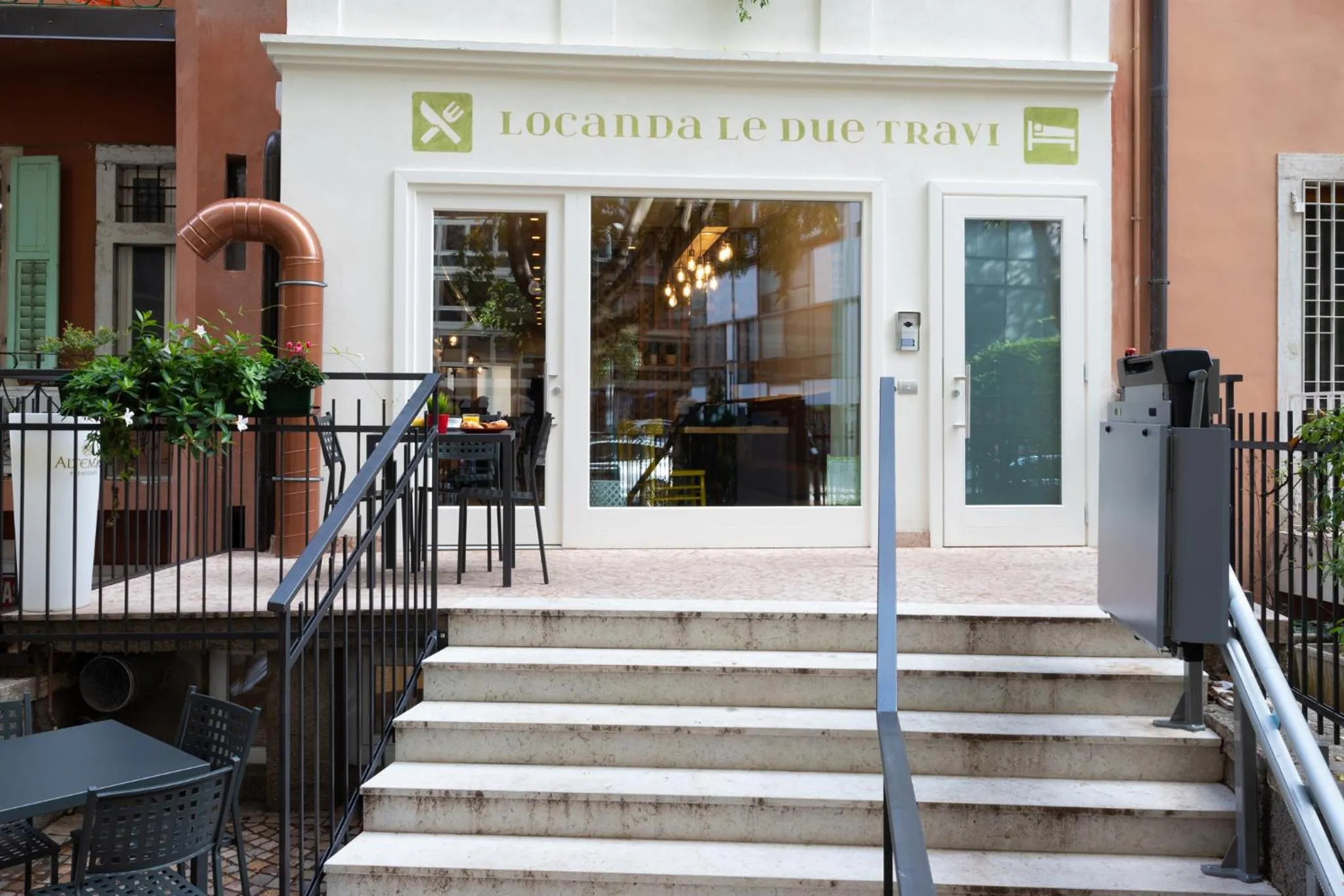 Property building in Locanda Le Due Travi