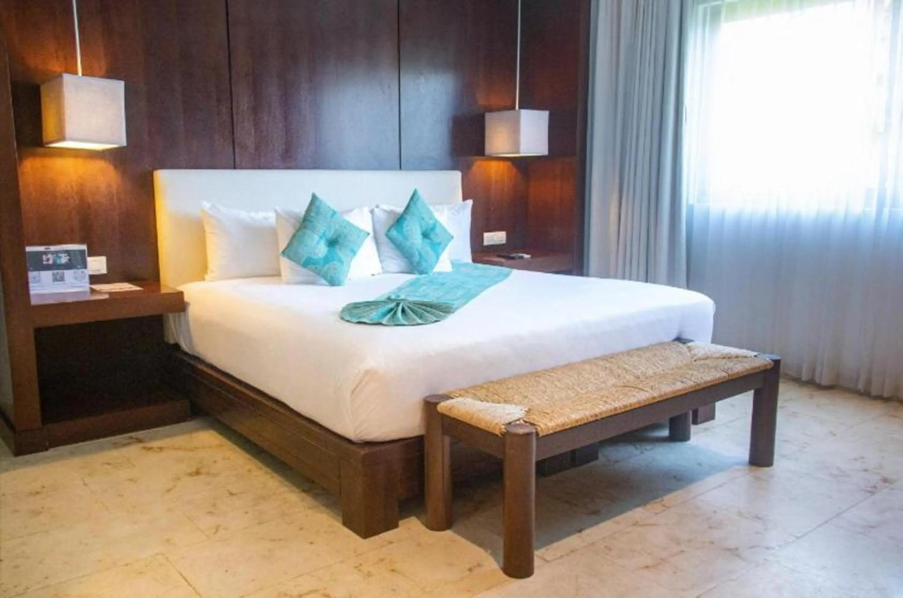 Bed in Hotel The Palm