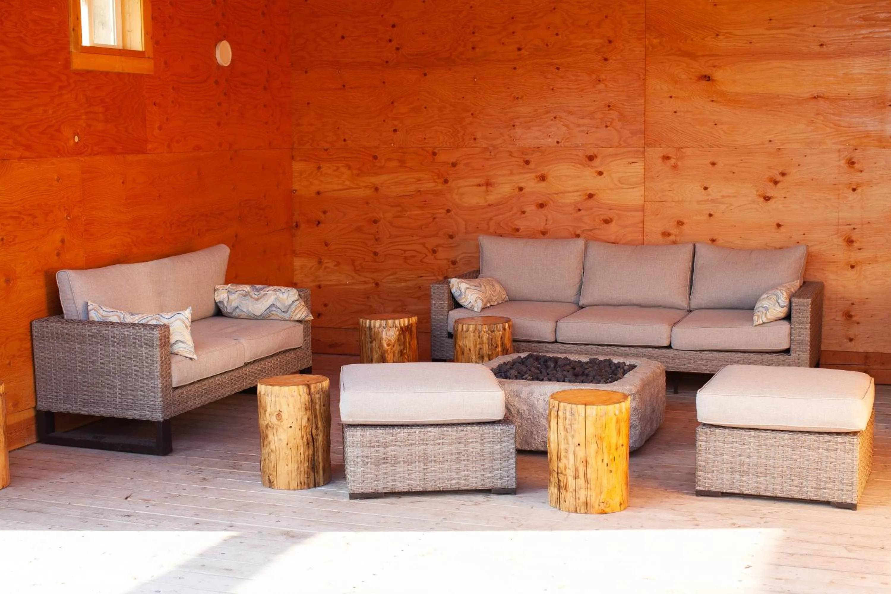 Communal lounge/ TV room in Red Cariboo Apartments