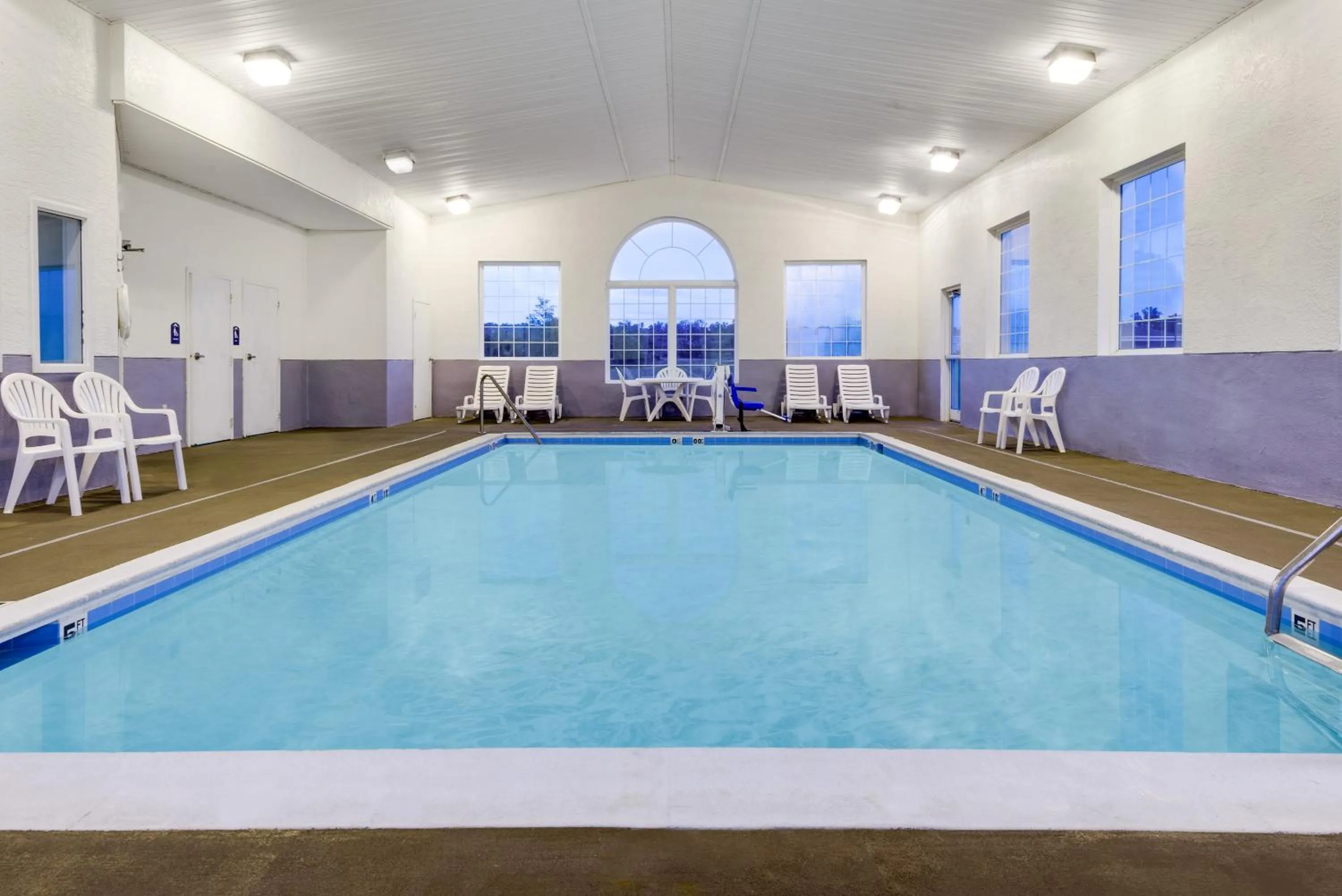 Pool view in Microtel Inn & Suites by Wyndham London