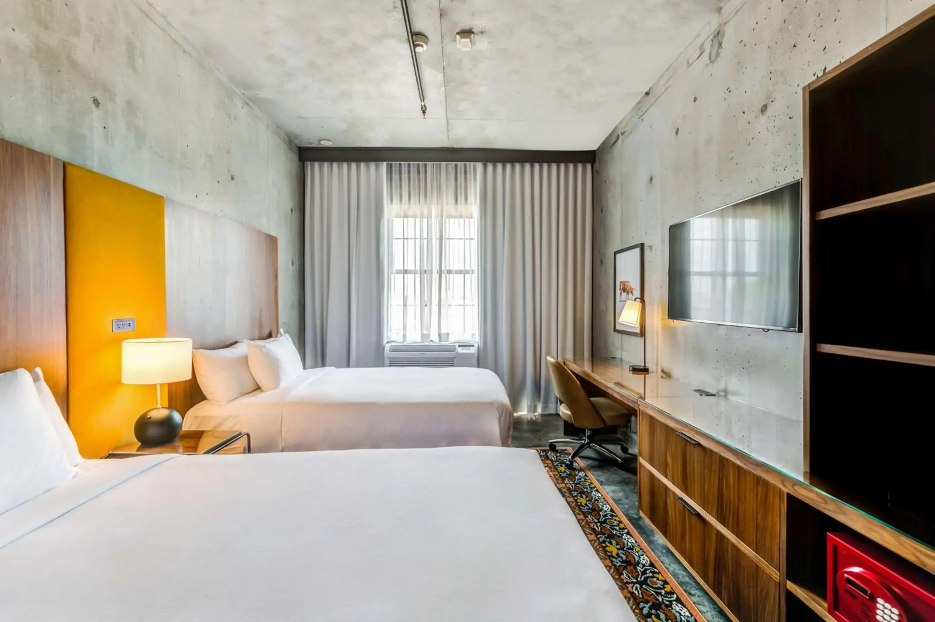 Bed in NYLO Las Colinas Hotel, Tapestry Collection by Hilton Bed in NYLO Las Colinas Hotel, Tapestry Collection by Hilton