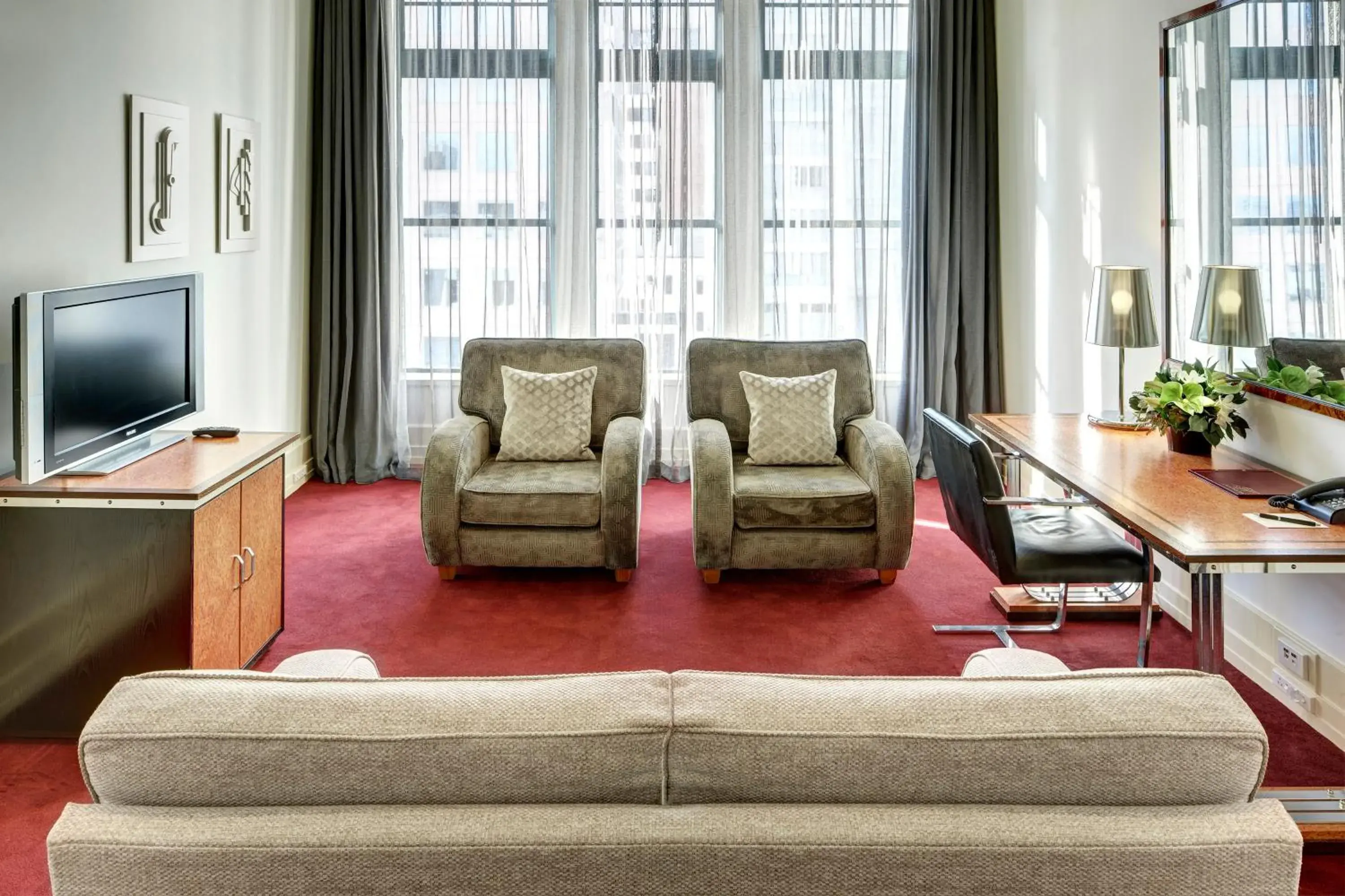 Living room, Seating Area in Heritage Auckland, A Heritage Hotel