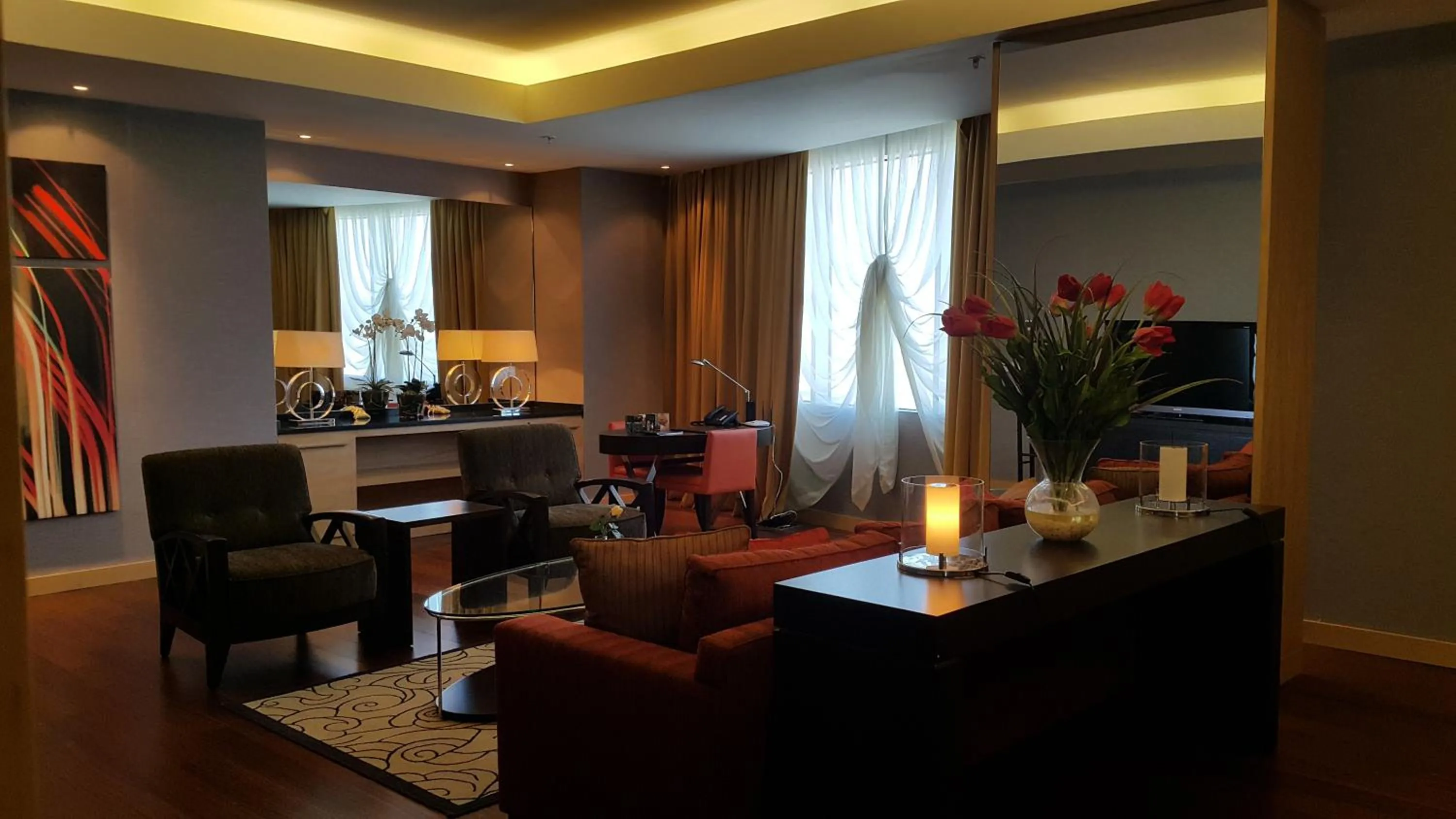 Living room in Hotel Grand Swiss