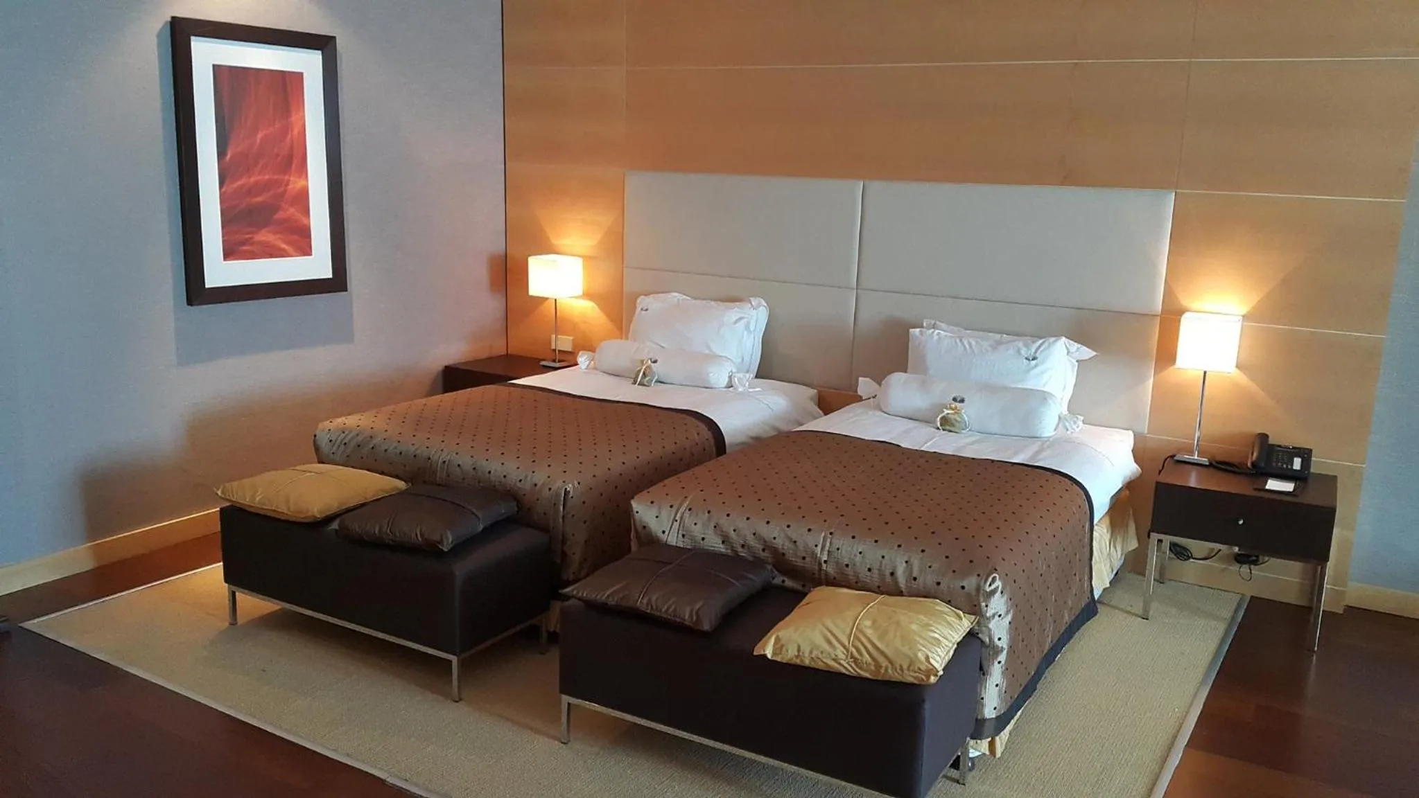 Bed in Hotel Grand Swiss