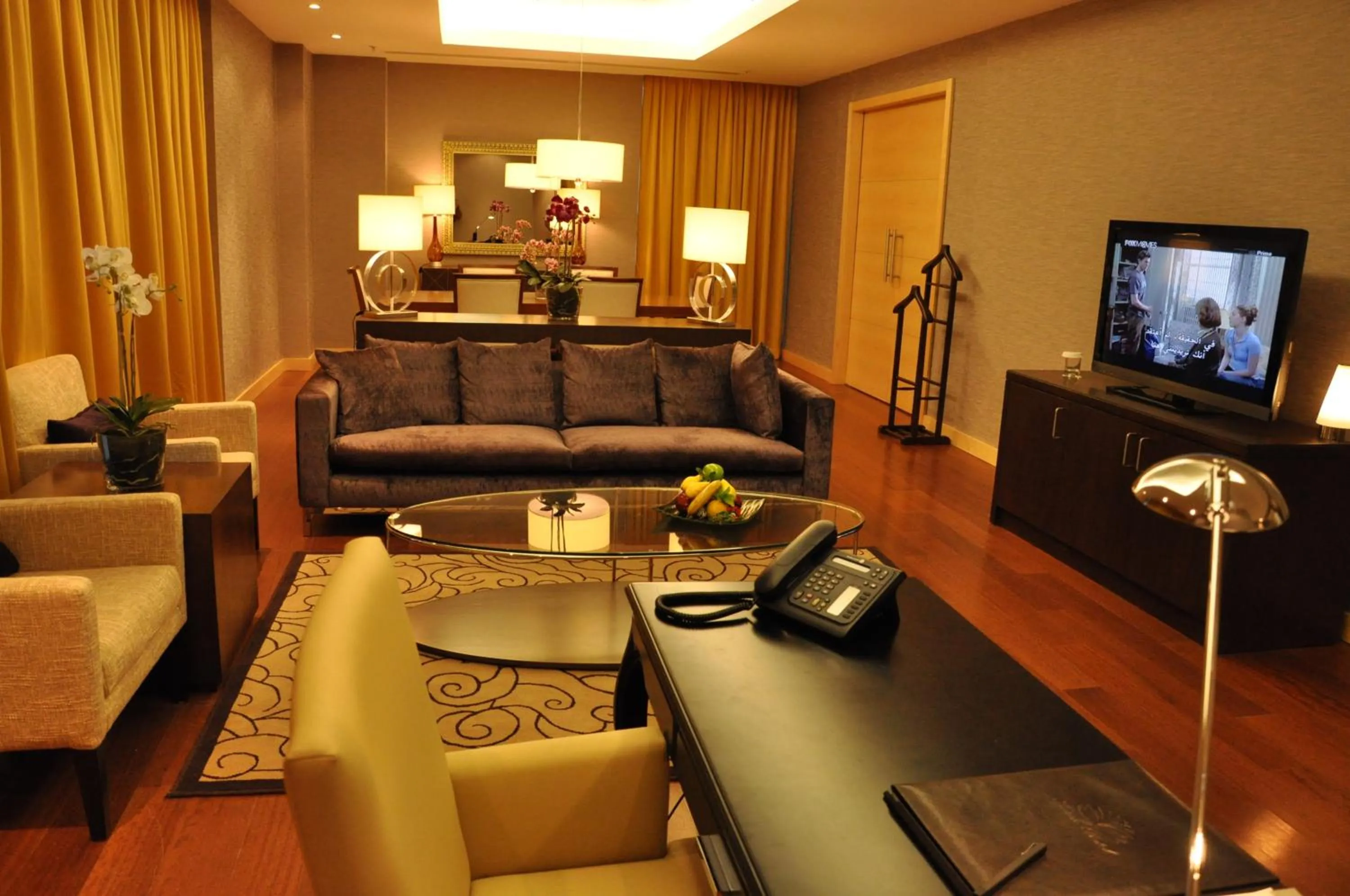 Seating area in Hotel Grand Swiss