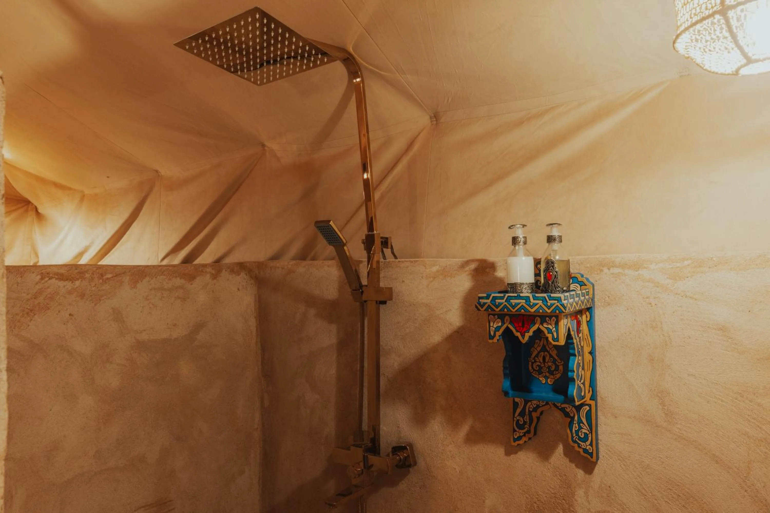 Shower in Tassili Luxury Desert Camp