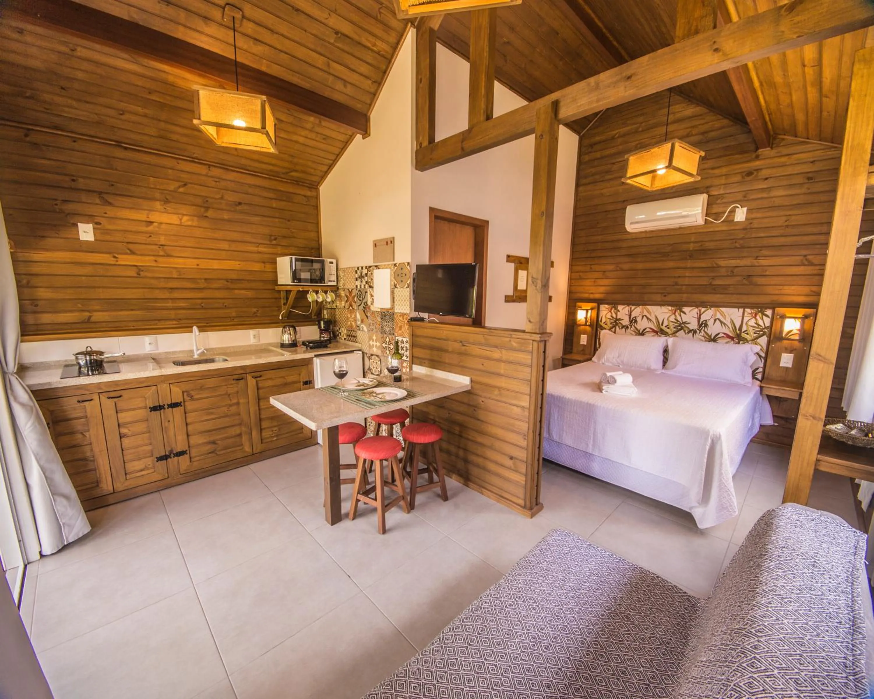 Bed in Villa Suhr Cabanas