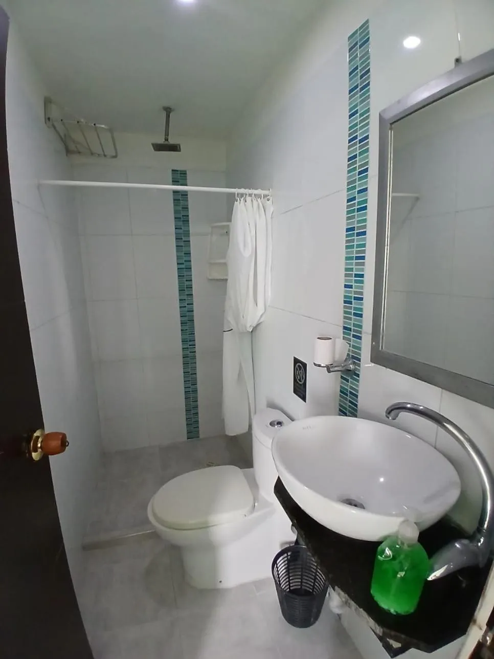 Shower in Hotel Plaza Norte Cali