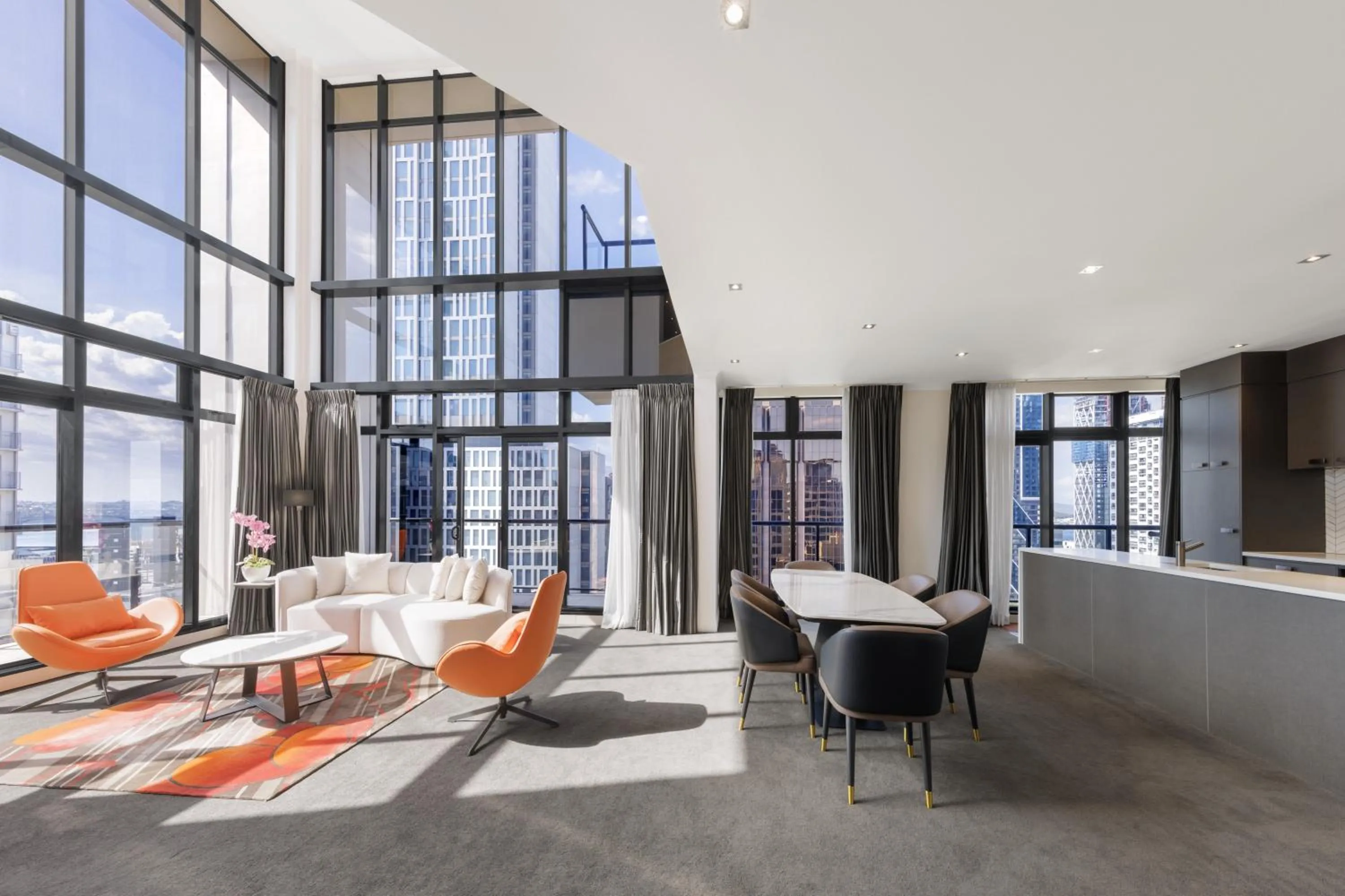 Living room in Adina Citylife Auckland