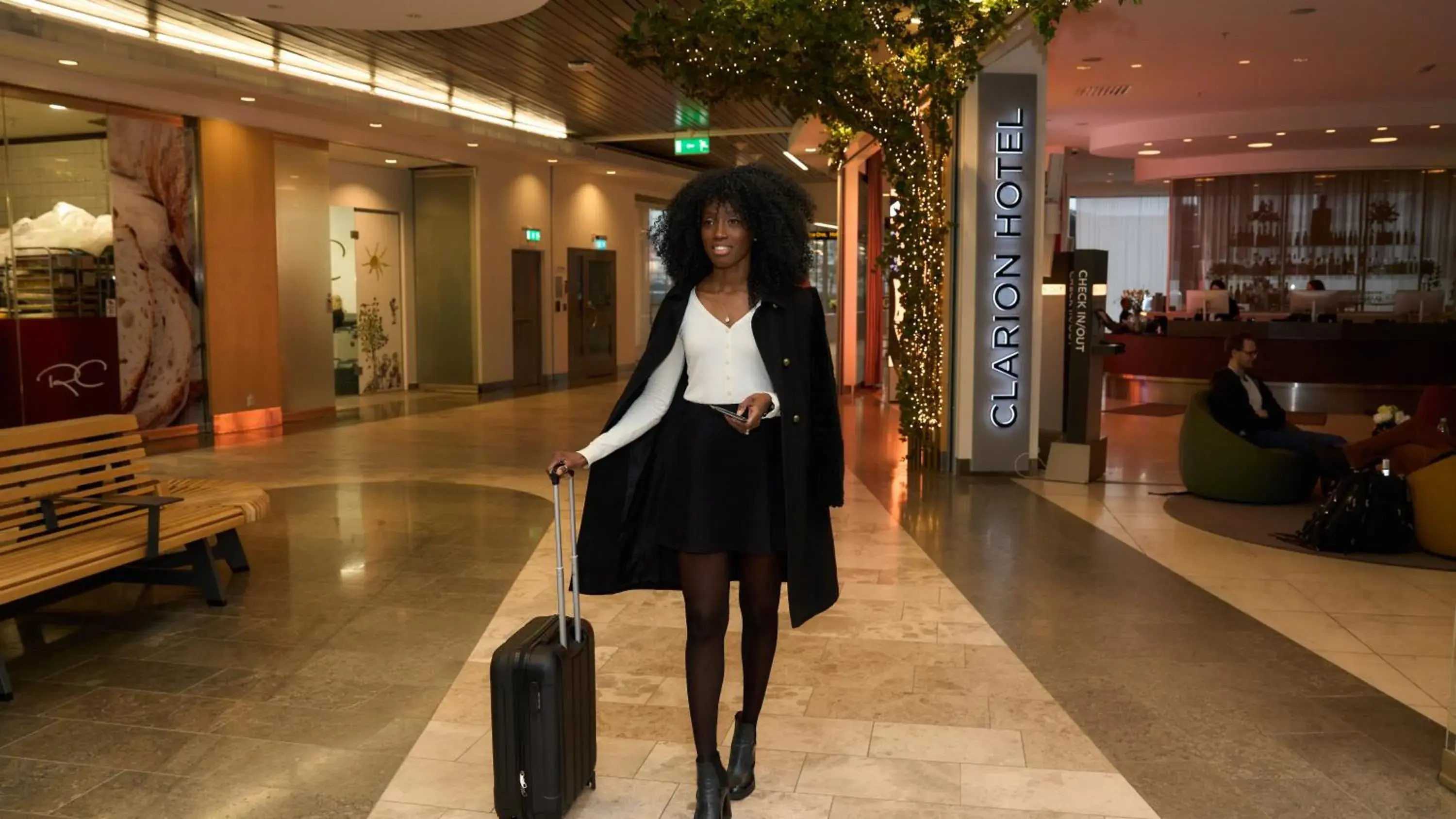 Facade/entrance in Clarion Hotel Arlanda Airport Terminal Facade/entrance in Clarion Hotel Arlanda Airport Terminal