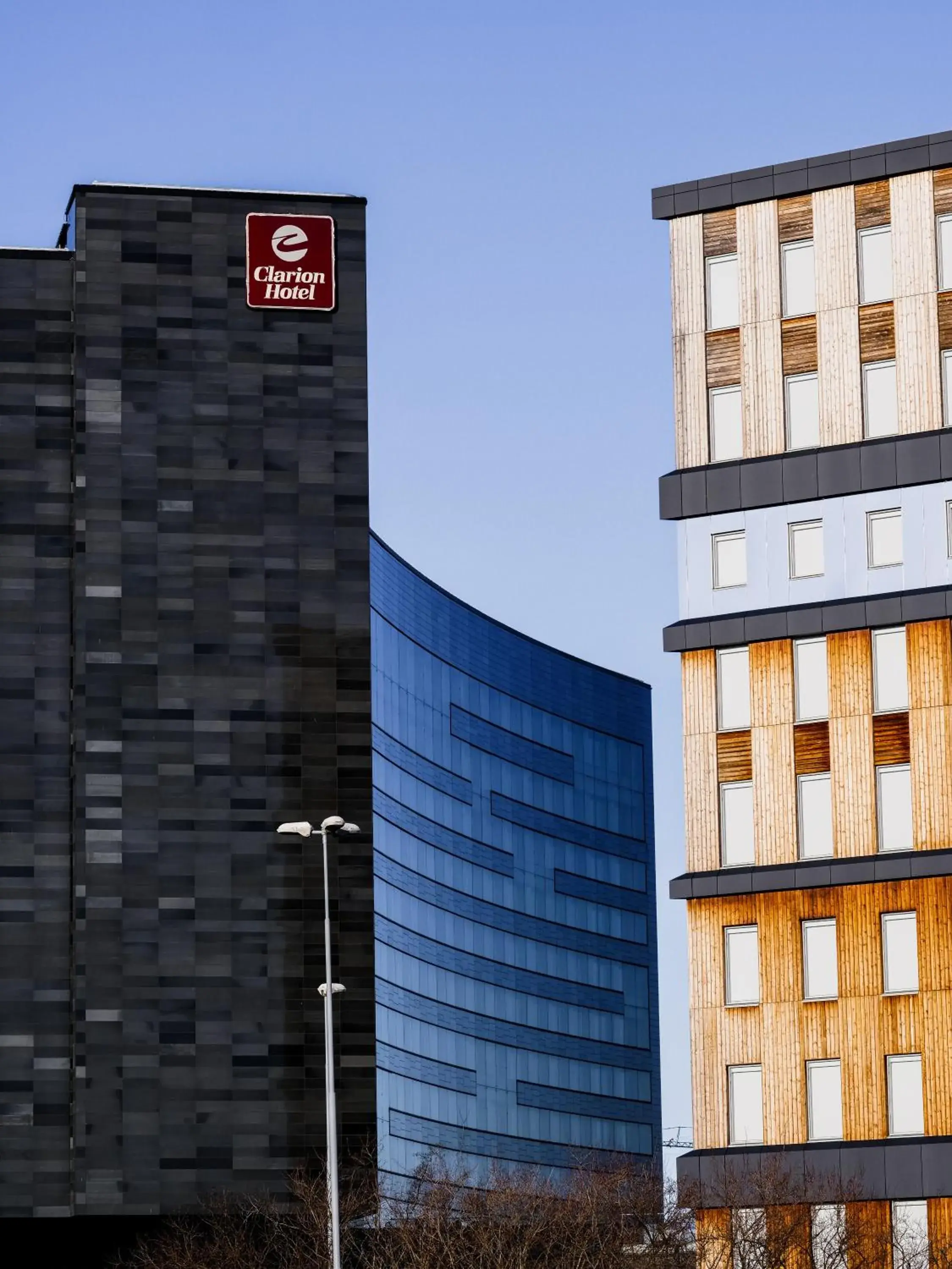 Facade/entrance in Clarion Hotel Arlanda Airport Terminal Facade/entrance in Clarion Hotel Arlanda Airport Terminal