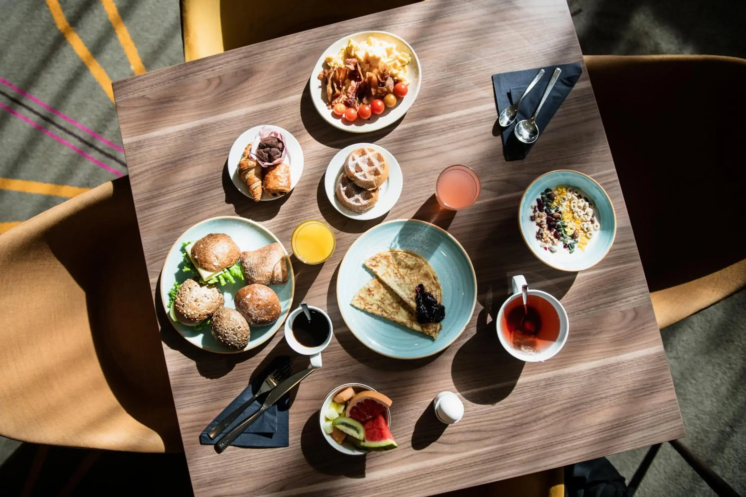 Breakfast in Clarion Hotel Arlanda Airport Terminal Breakfast in Clarion Hotel Arlanda Airport Terminal