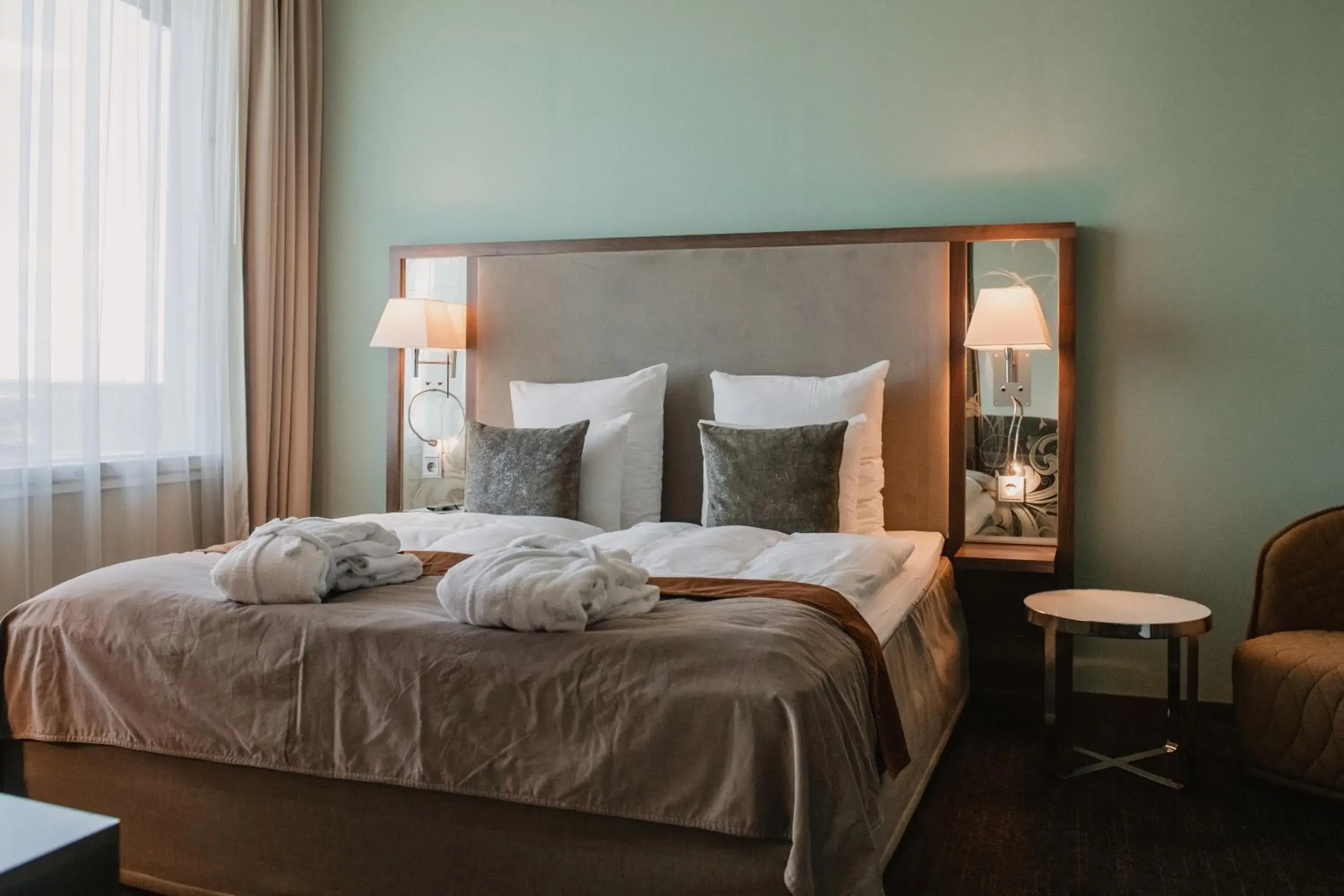 Bed in Clarion Hotel Arlanda Airport Terminal Bed in Clarion Hotel Arlanda Airport Terminal