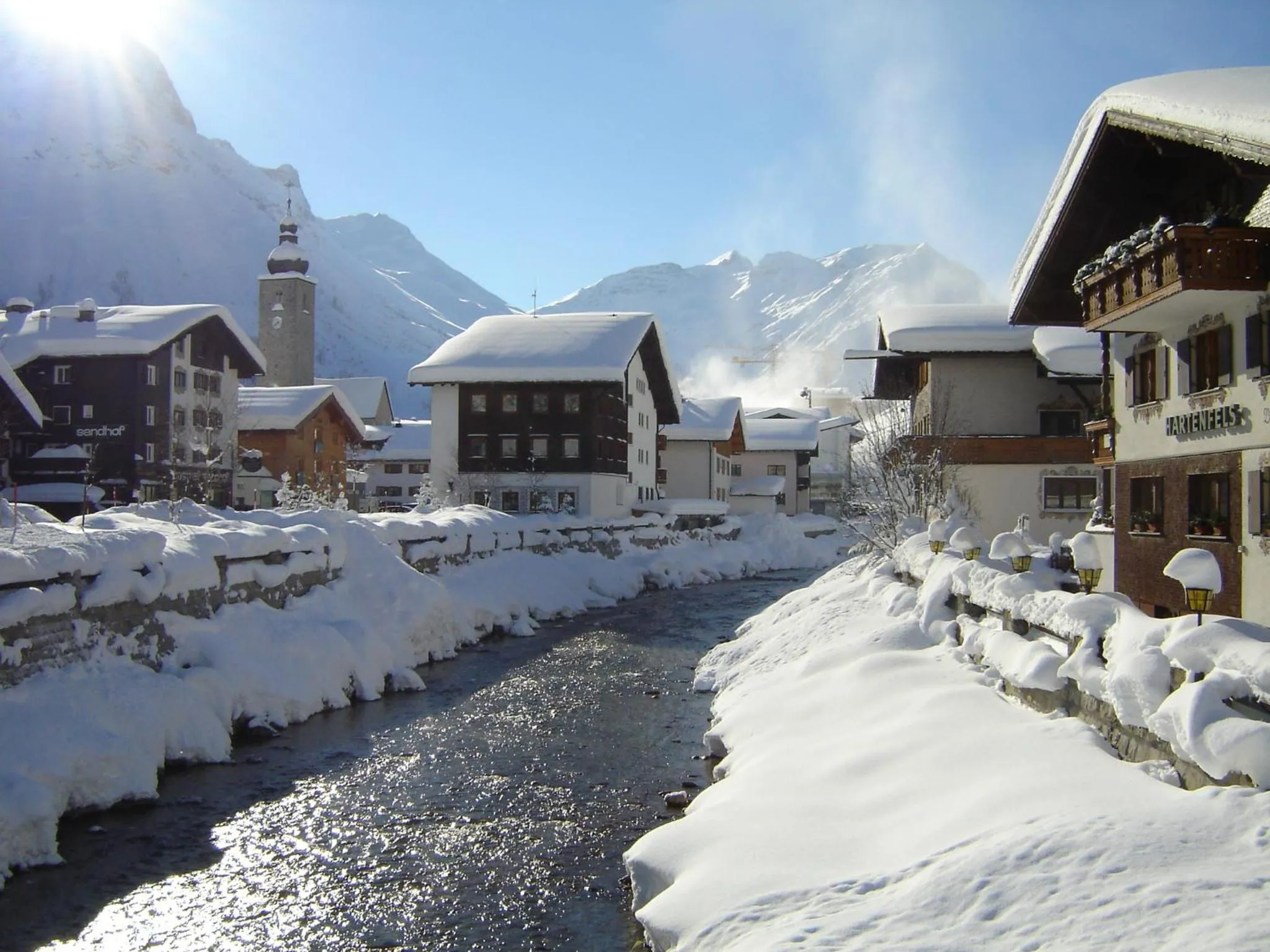 Area and facilities in Pension Hartenfels