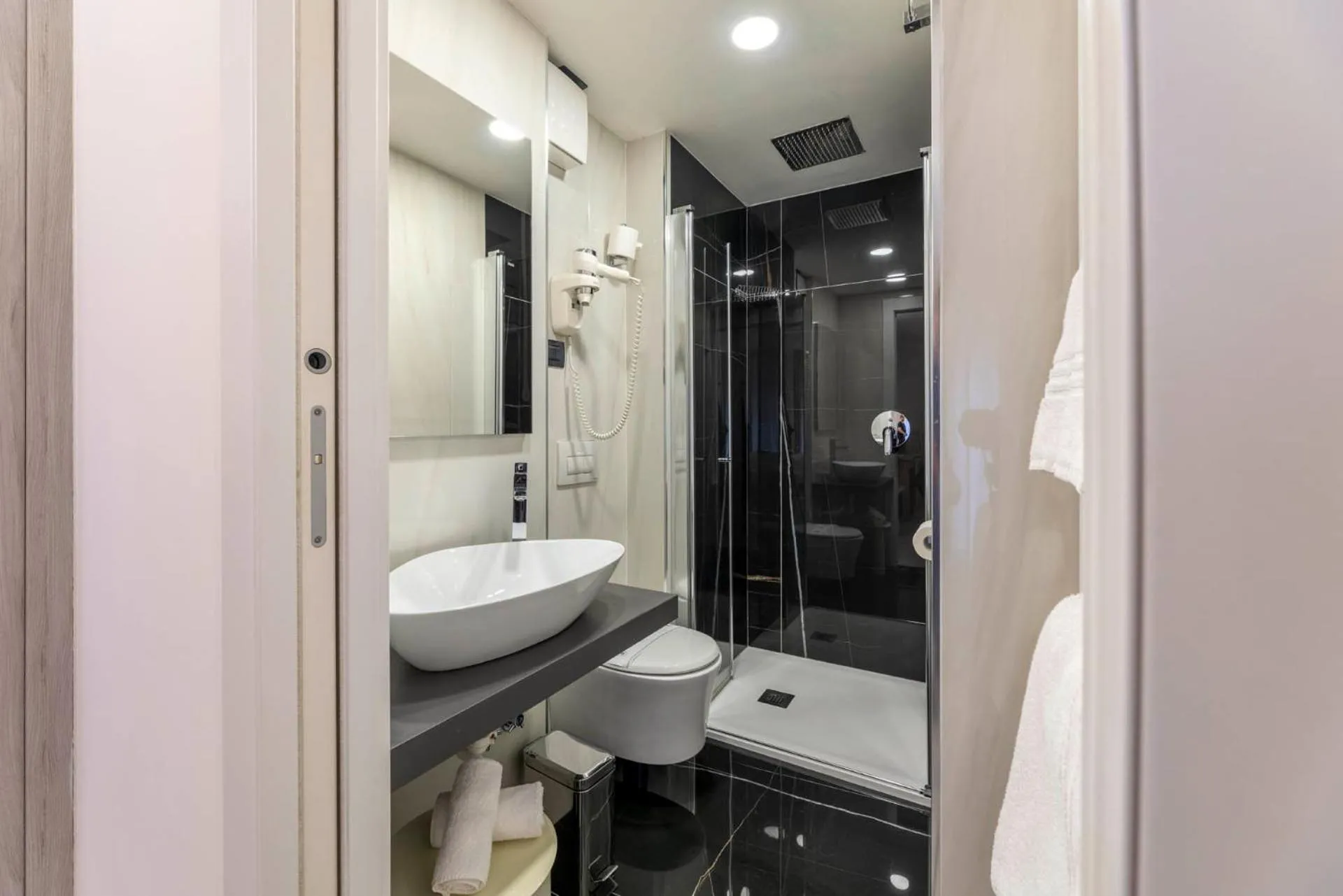 Shower in Olympic Palace