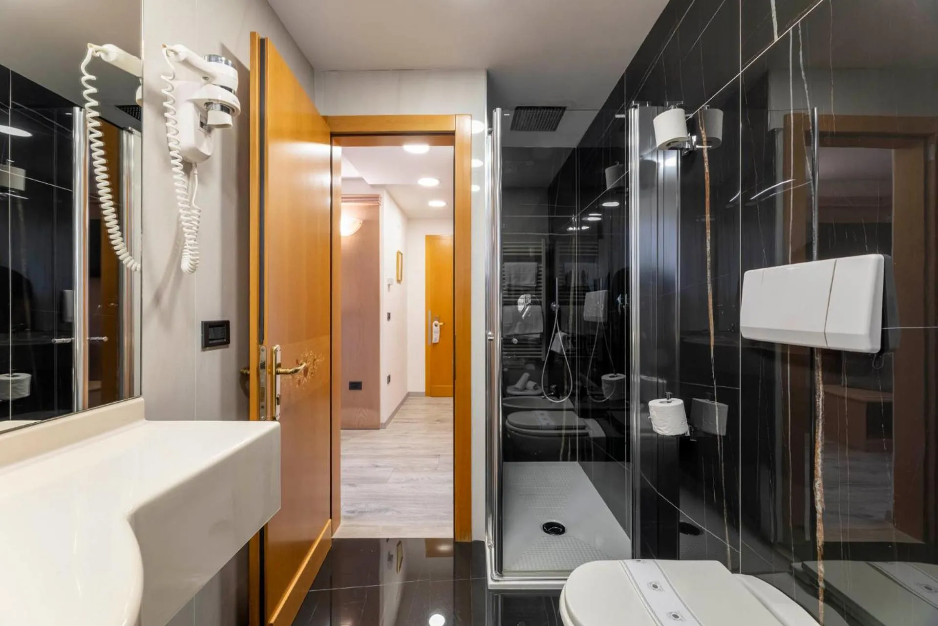 Shower in Olympic Palace