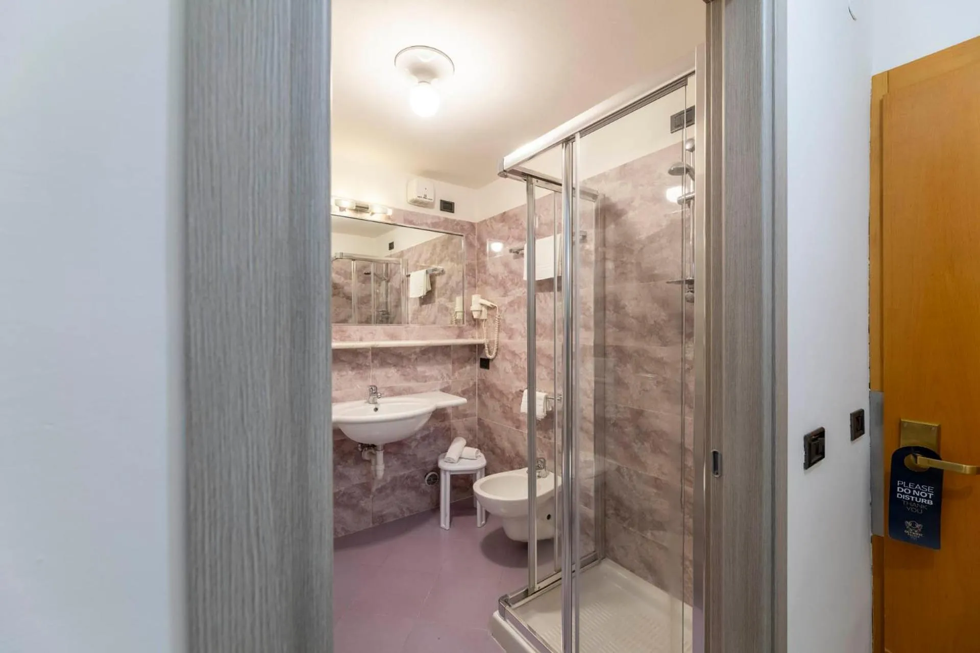 Shower in Olympic Palace