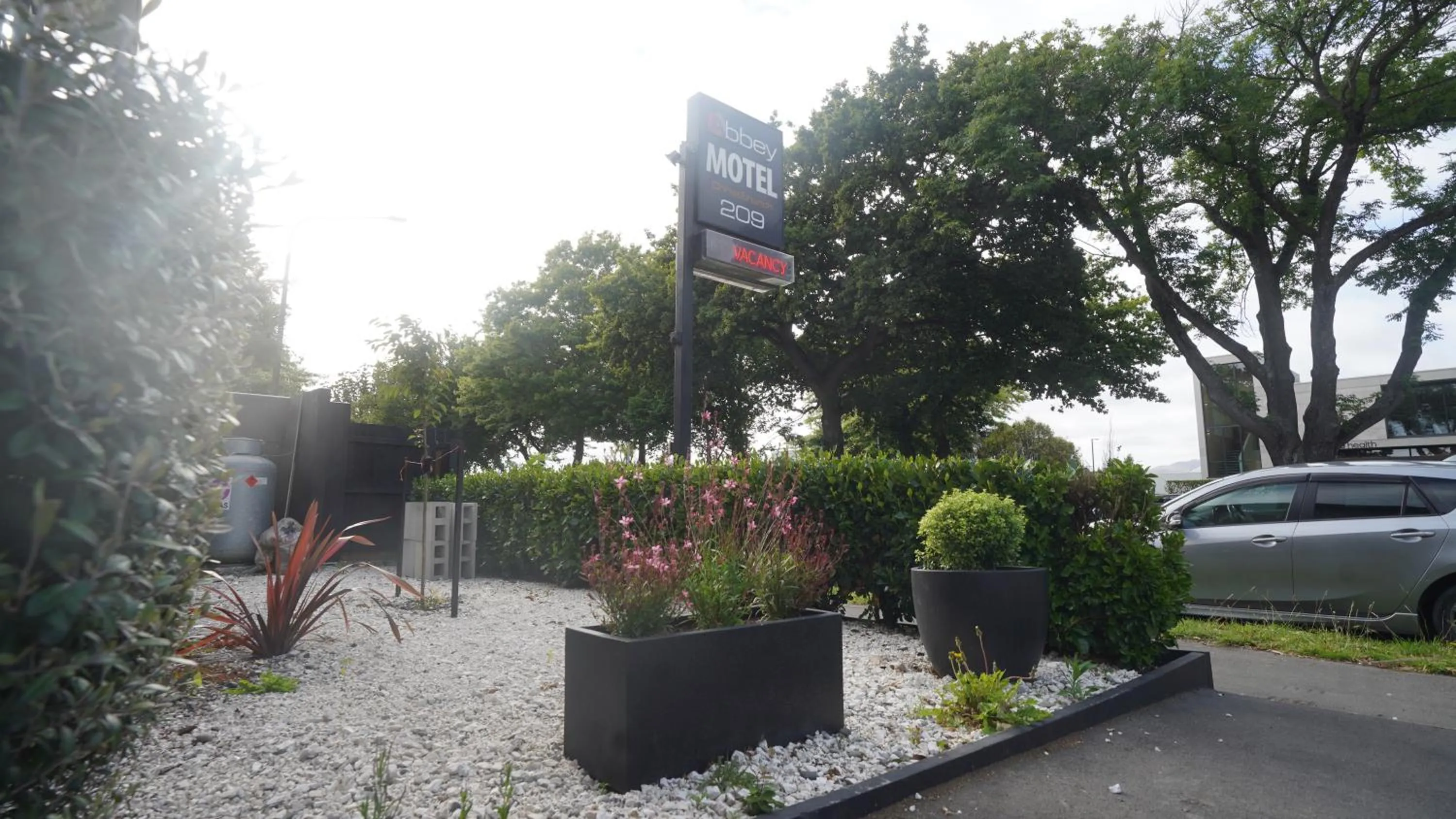 Patio in Abbey Motor Lodge