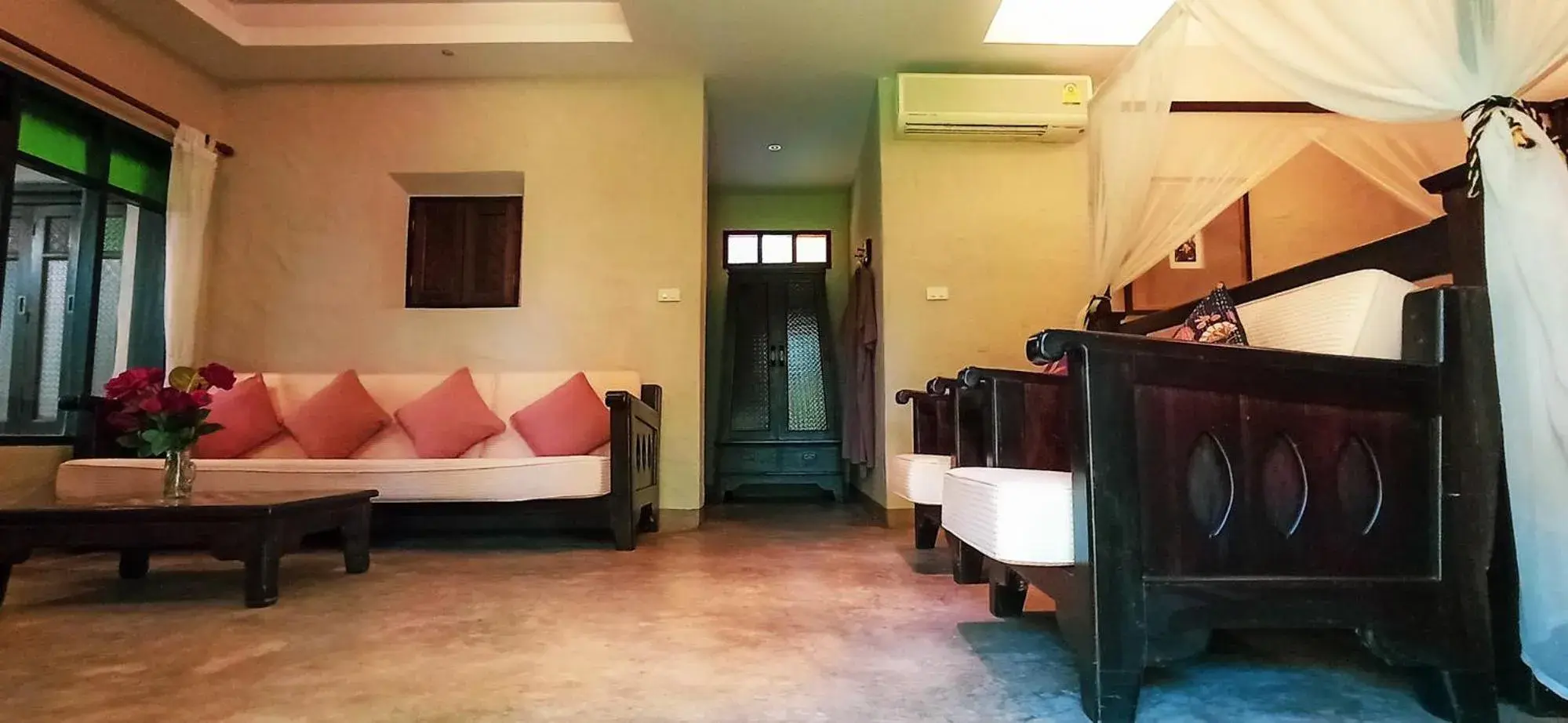 Living room, Bed in Pai River Corner Living room, Bed in Pai River Corner