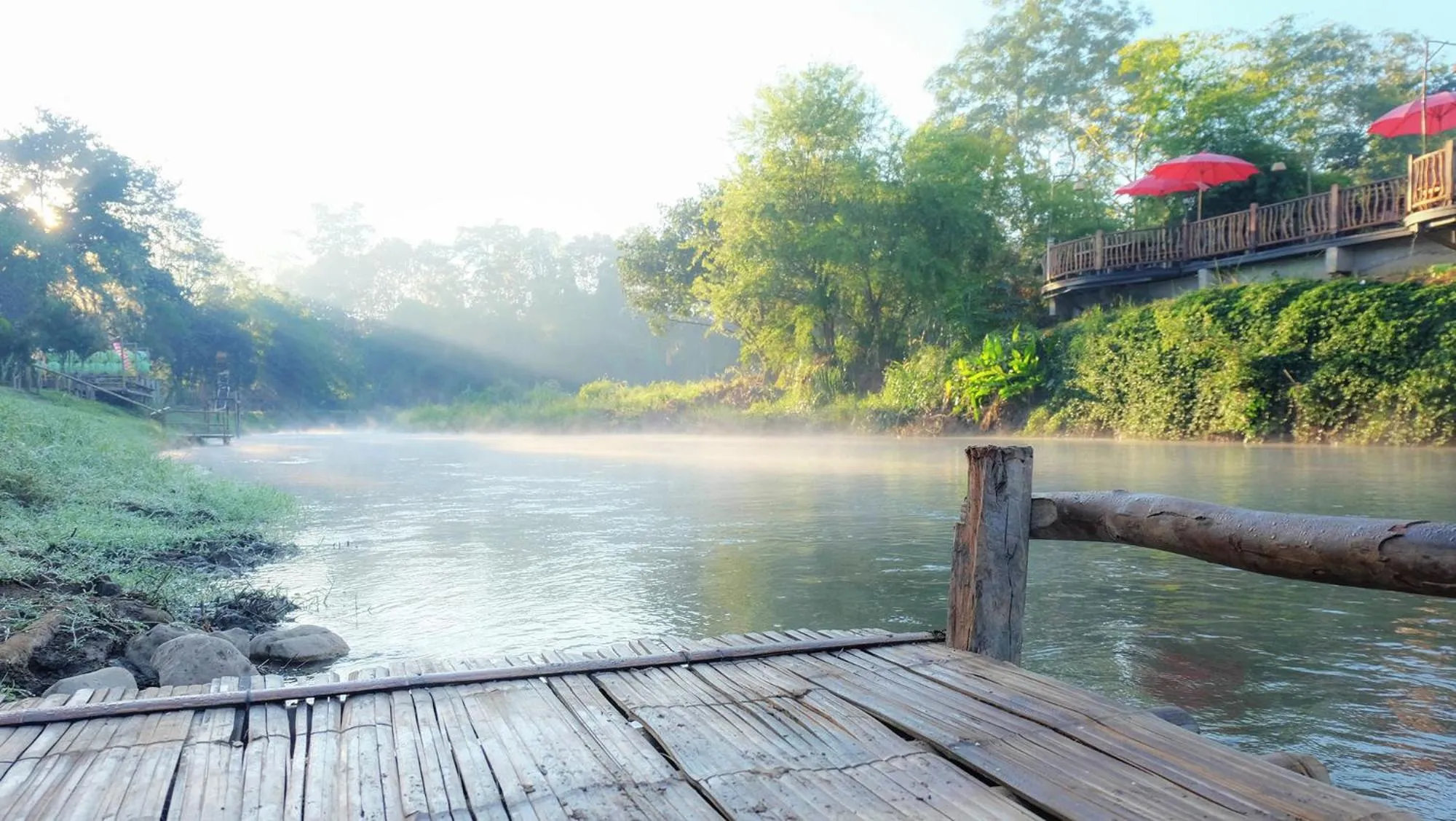 Natural landscape in Pai River Corner