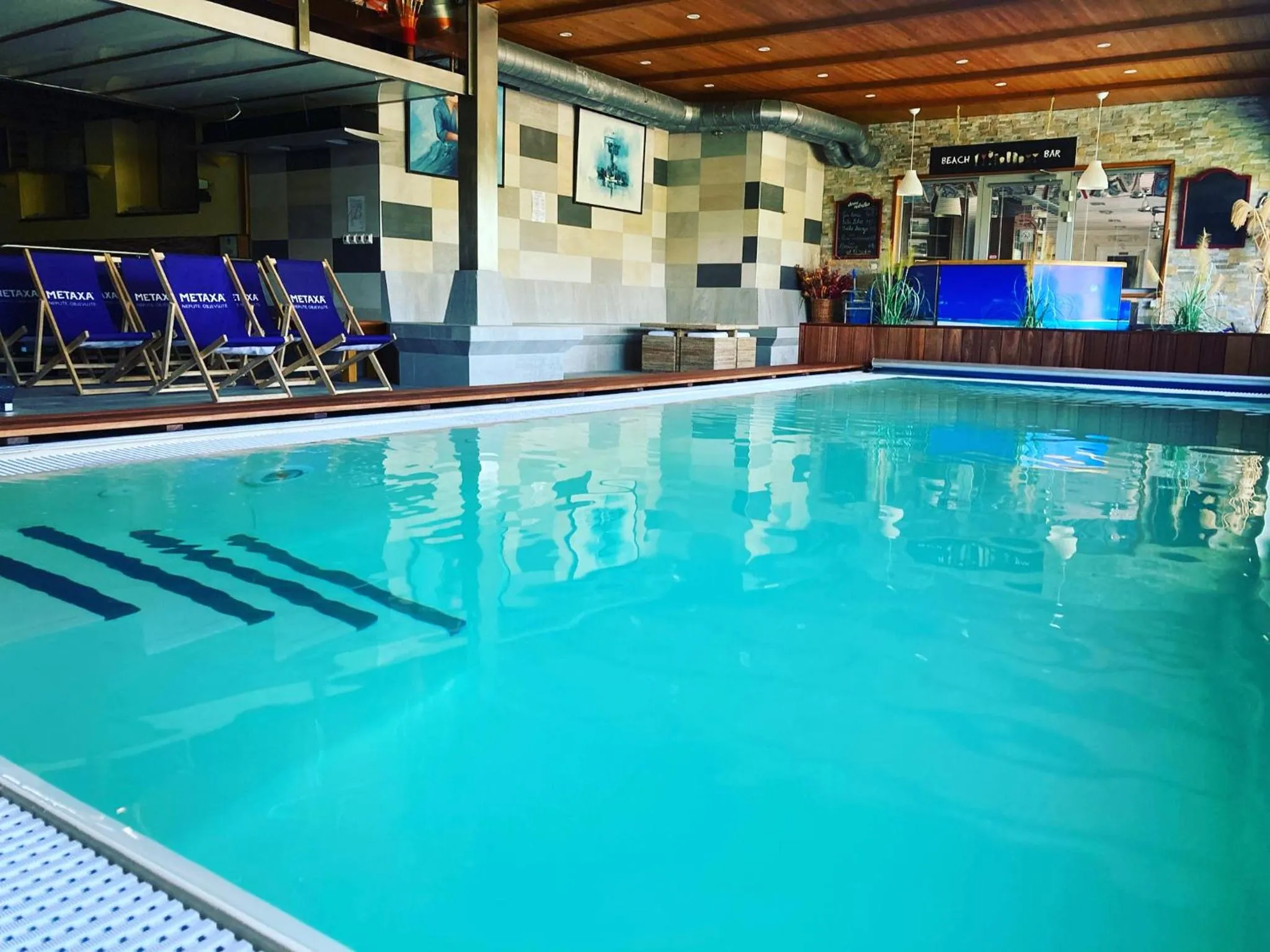 Pool view in Hotel Berg