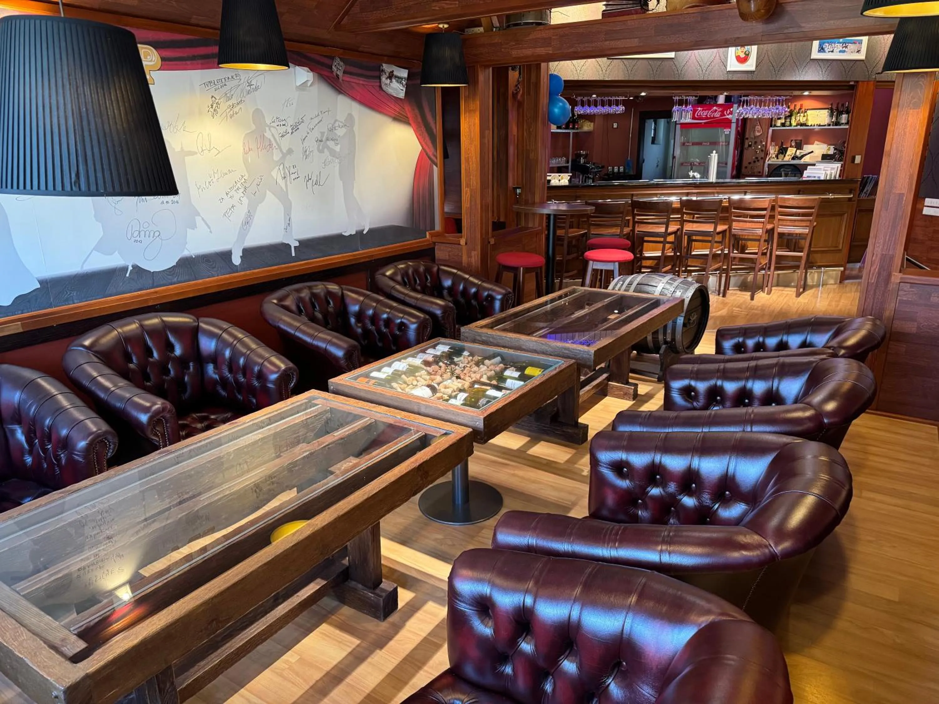 Seating area in Hotel Berg