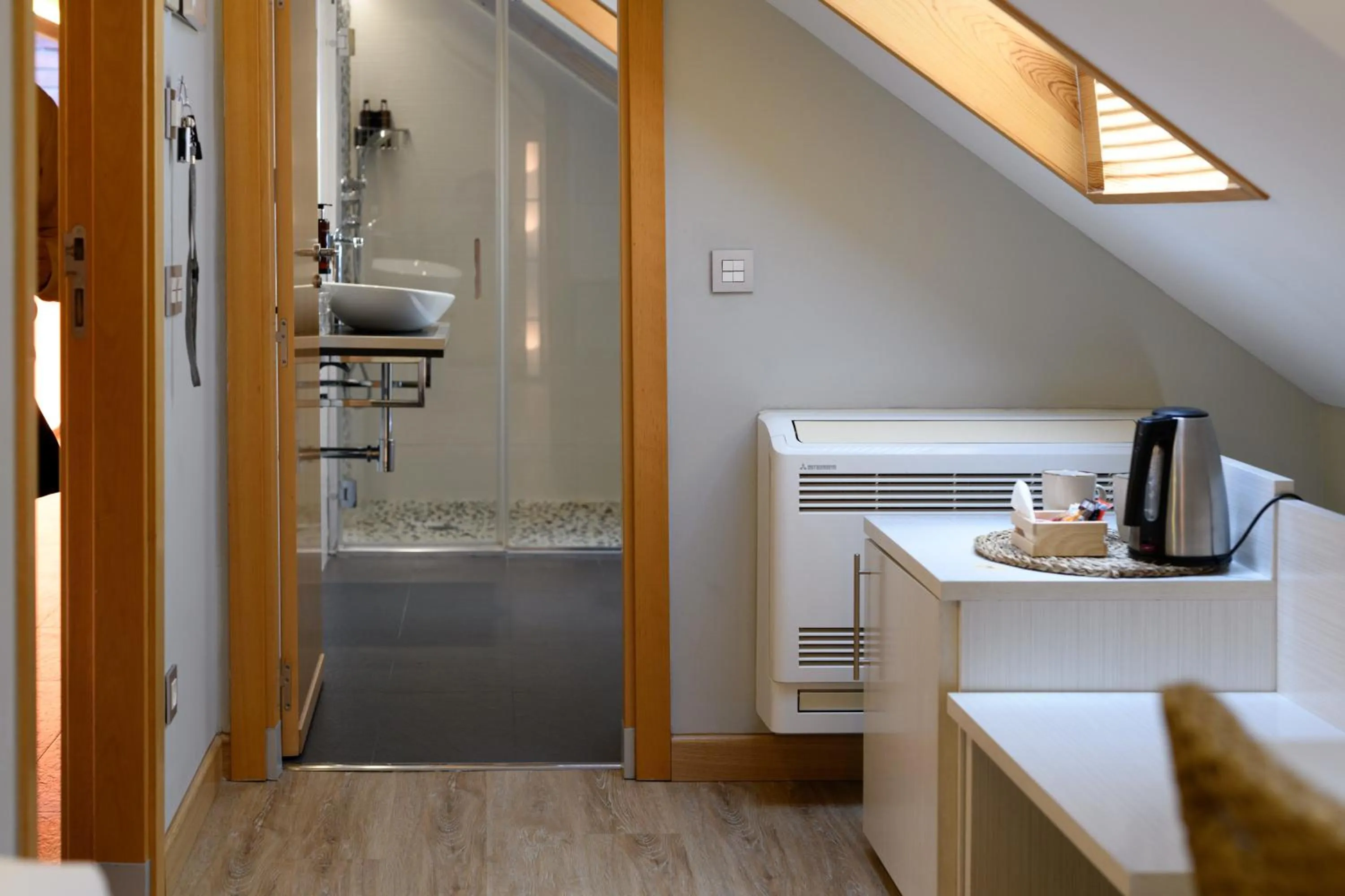 Shower in Hotel De Martin