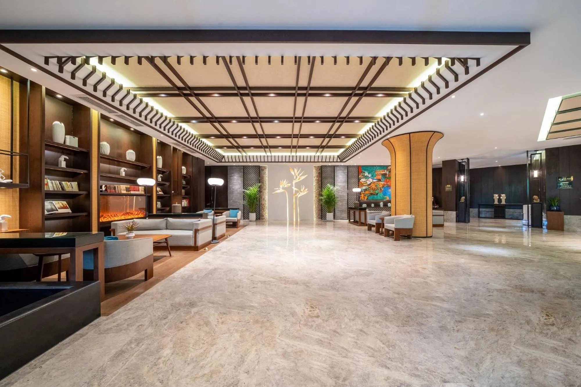 Lobby or reception in SSAW Boutique Hotel Liuzhou