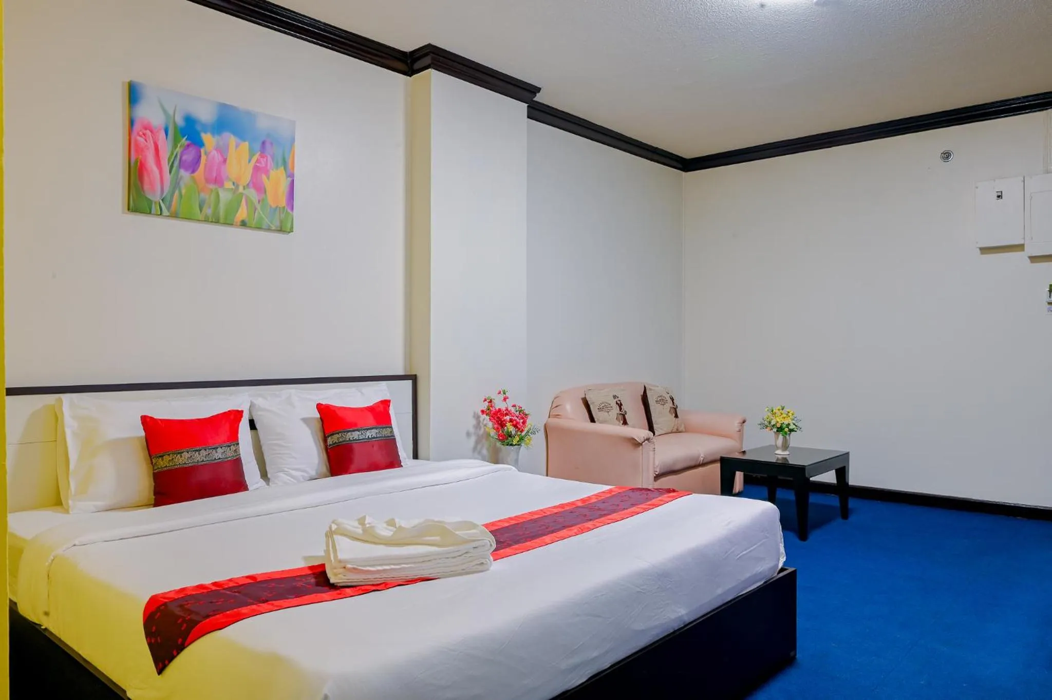 Bed in Witchuwan Apartel